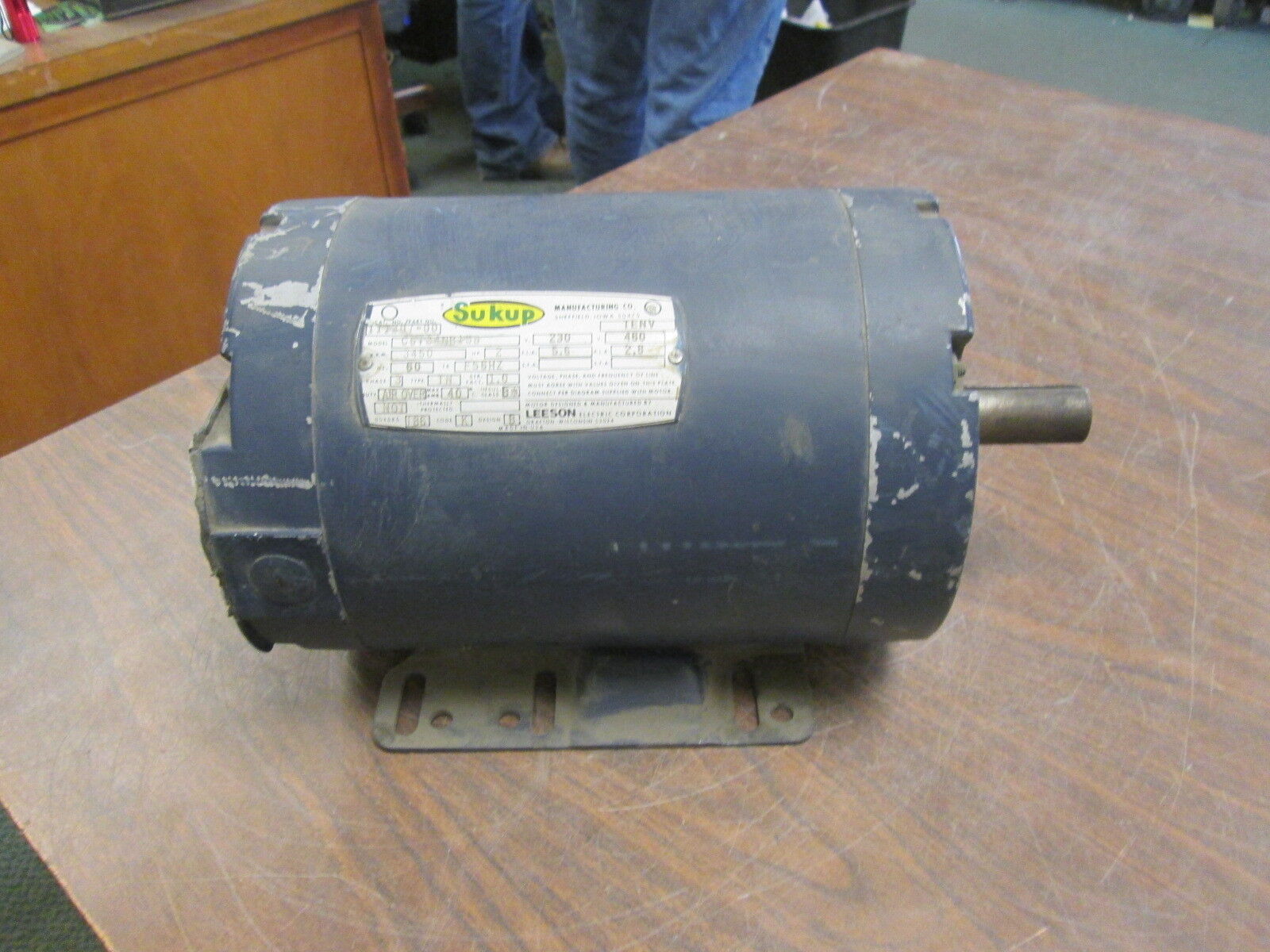 Sukup C6T34NB15B AC Motor 111207-00 2HP 3450RPM FR:F56HZ ENCL:TENV Used