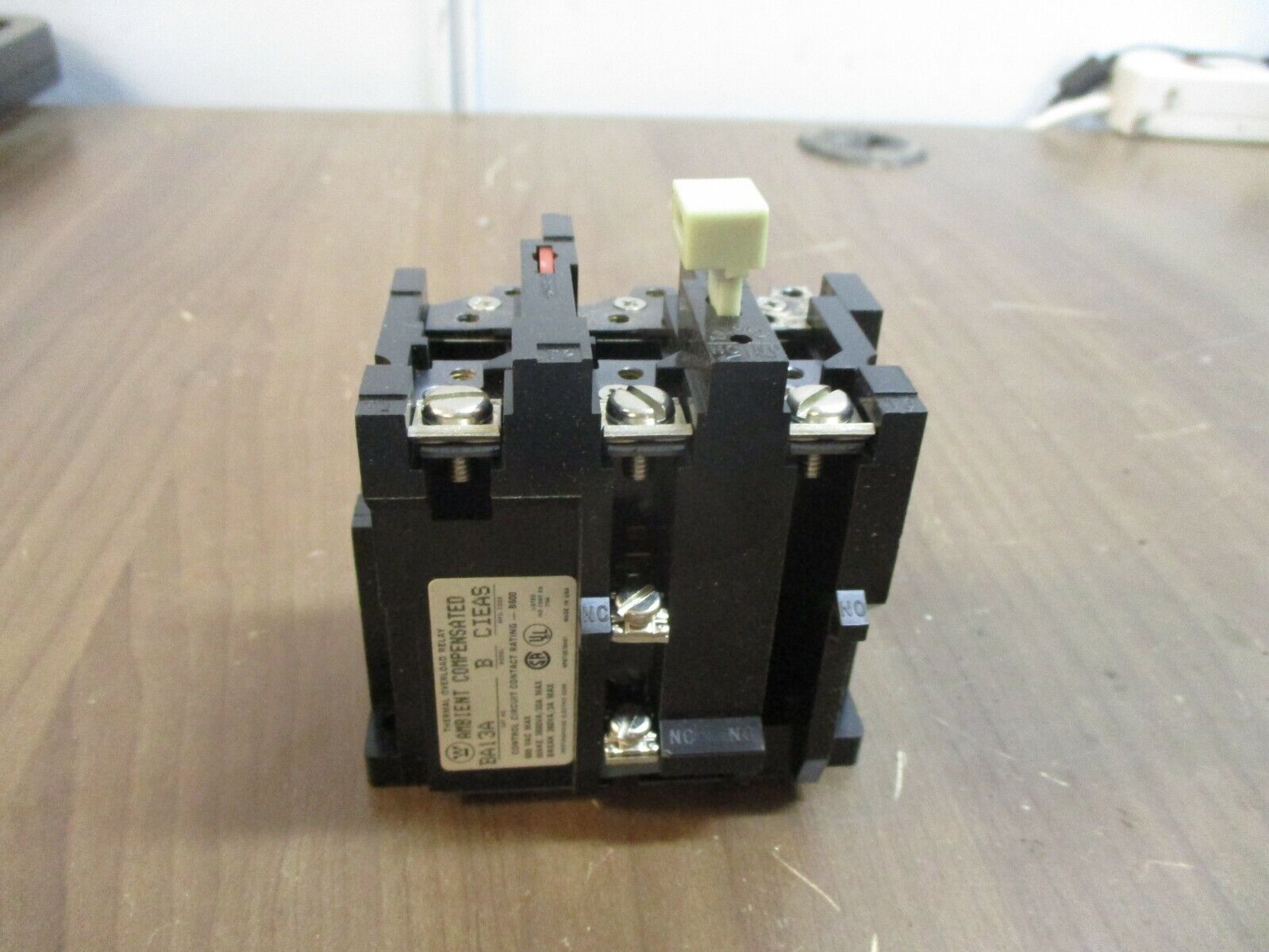 Westinghouse Overload Relay BA13 A Model B 600V 3P Used