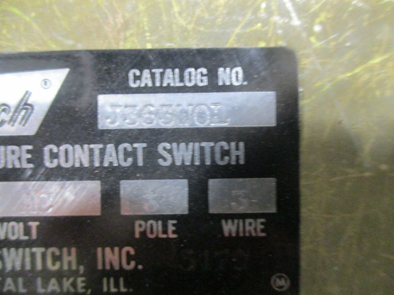 Boltswitch Bolted Pressure Contact Switch J 363WOL 100A 600V 3W 3P Used