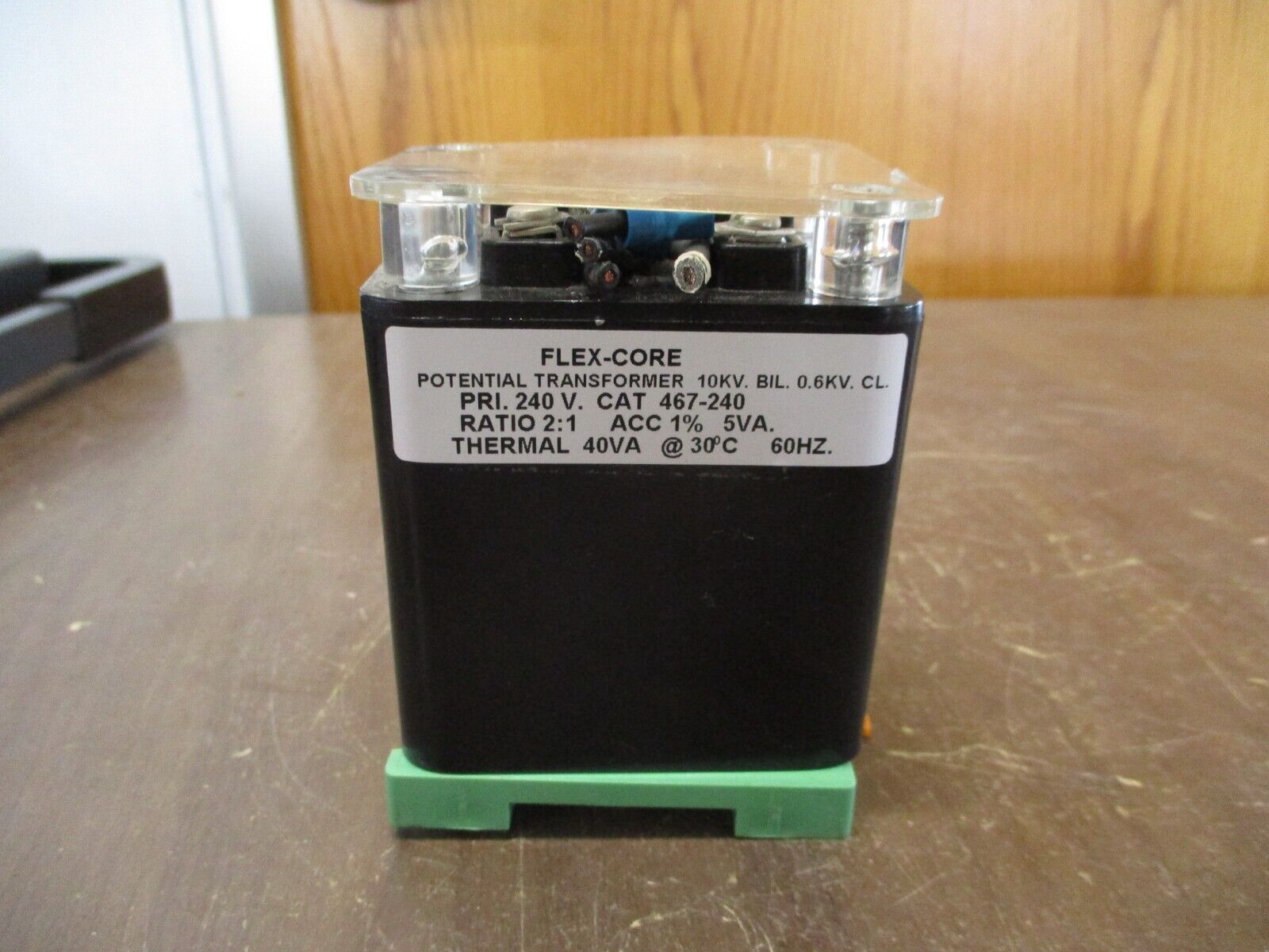 Flex-Core Potential Transformer 467-240 Pri: 240V Ratio 2:1 60Hz Used