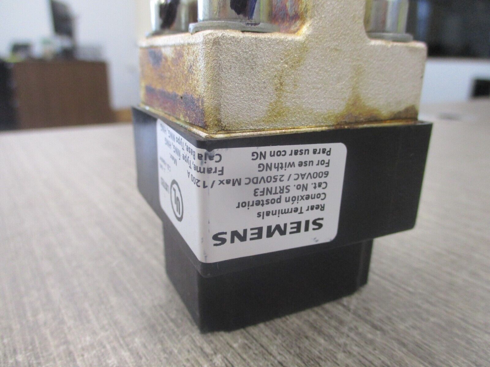 Siemens Breaker Rear Terminal SR.TNF3 1200A 600V Used