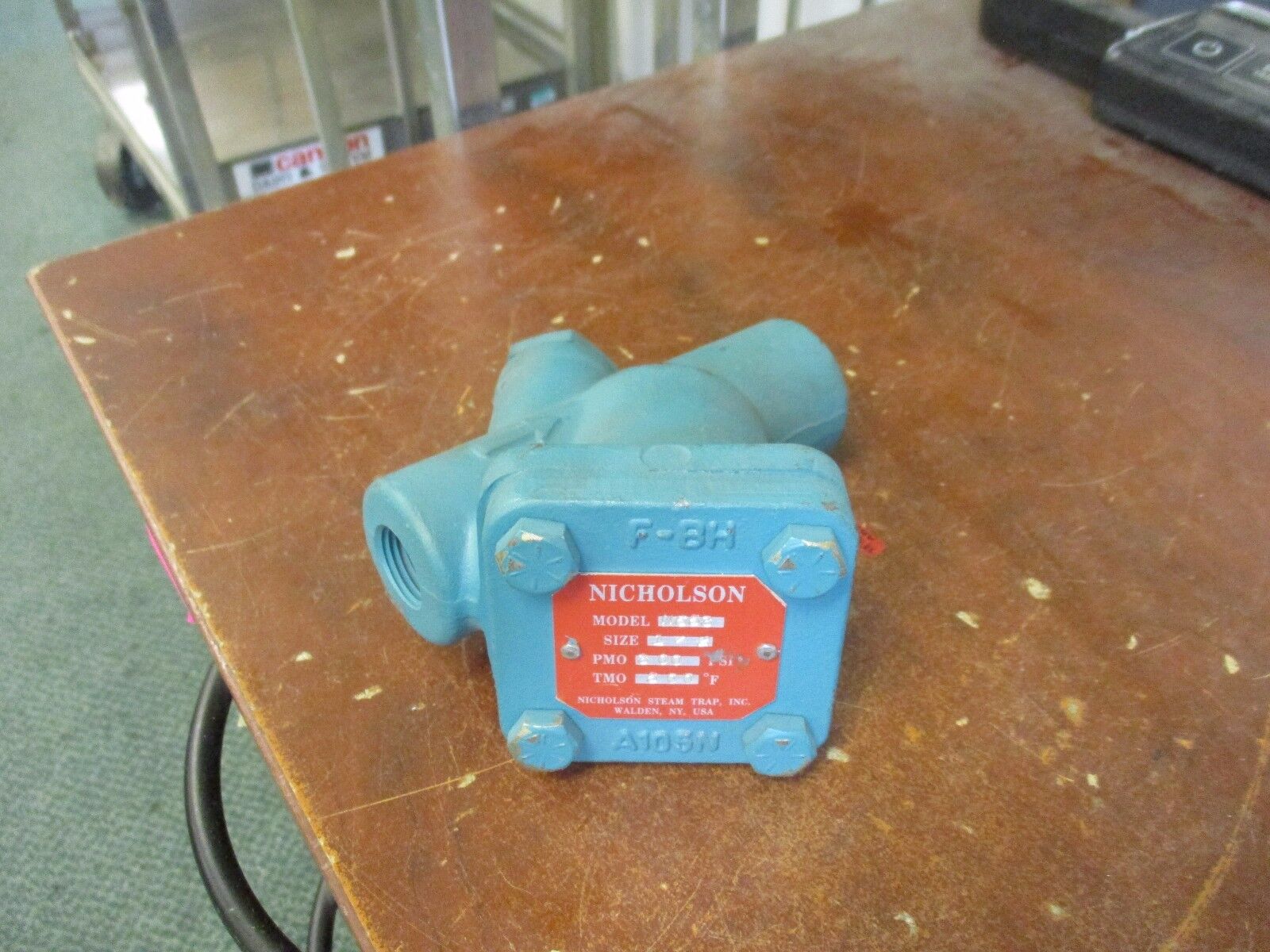 Nicholson Steam Trap N653 Size: 1/2" PMO: 300 PSI Used