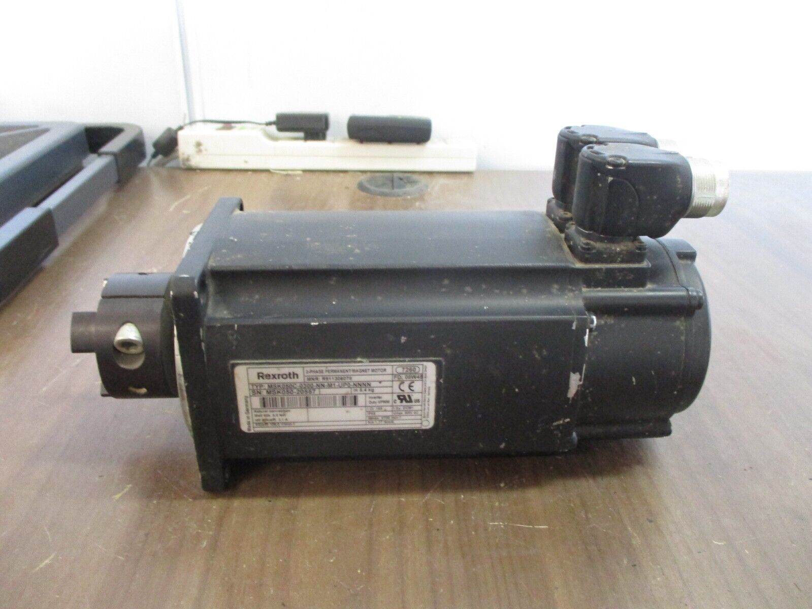 Rexroth Servo Motor MSK050C-0300-NN-M1-UP0-NNNN 3.1A 600V 1.77 Nm/A Used