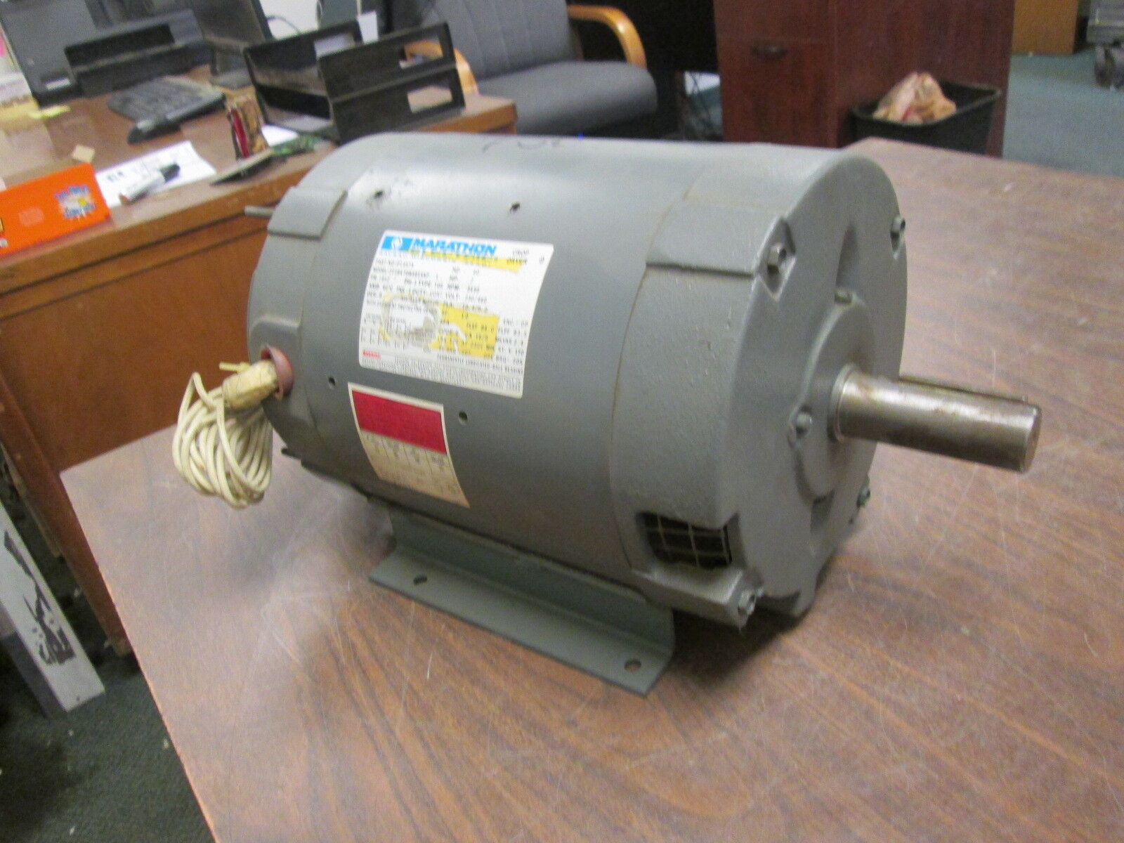 Marathon TH184TDR3914AP AC Motor P14975 7HP 3450RPM FR:184Z ENCL:DP, Refurbished