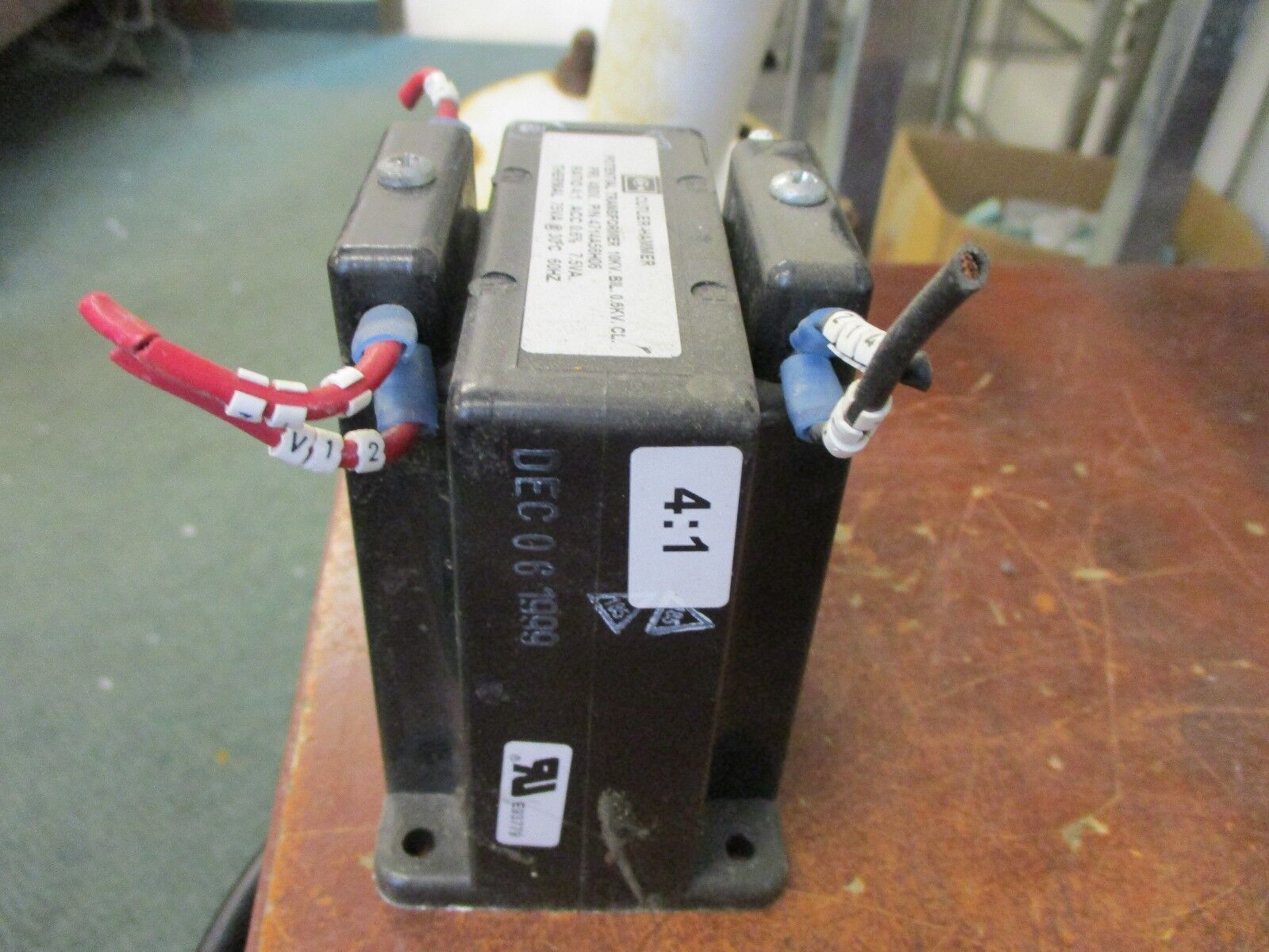 Cutler-Hammer Potential Transformer 4714A56H06 Ratio 411 Pri: 480V 7.5VA Used