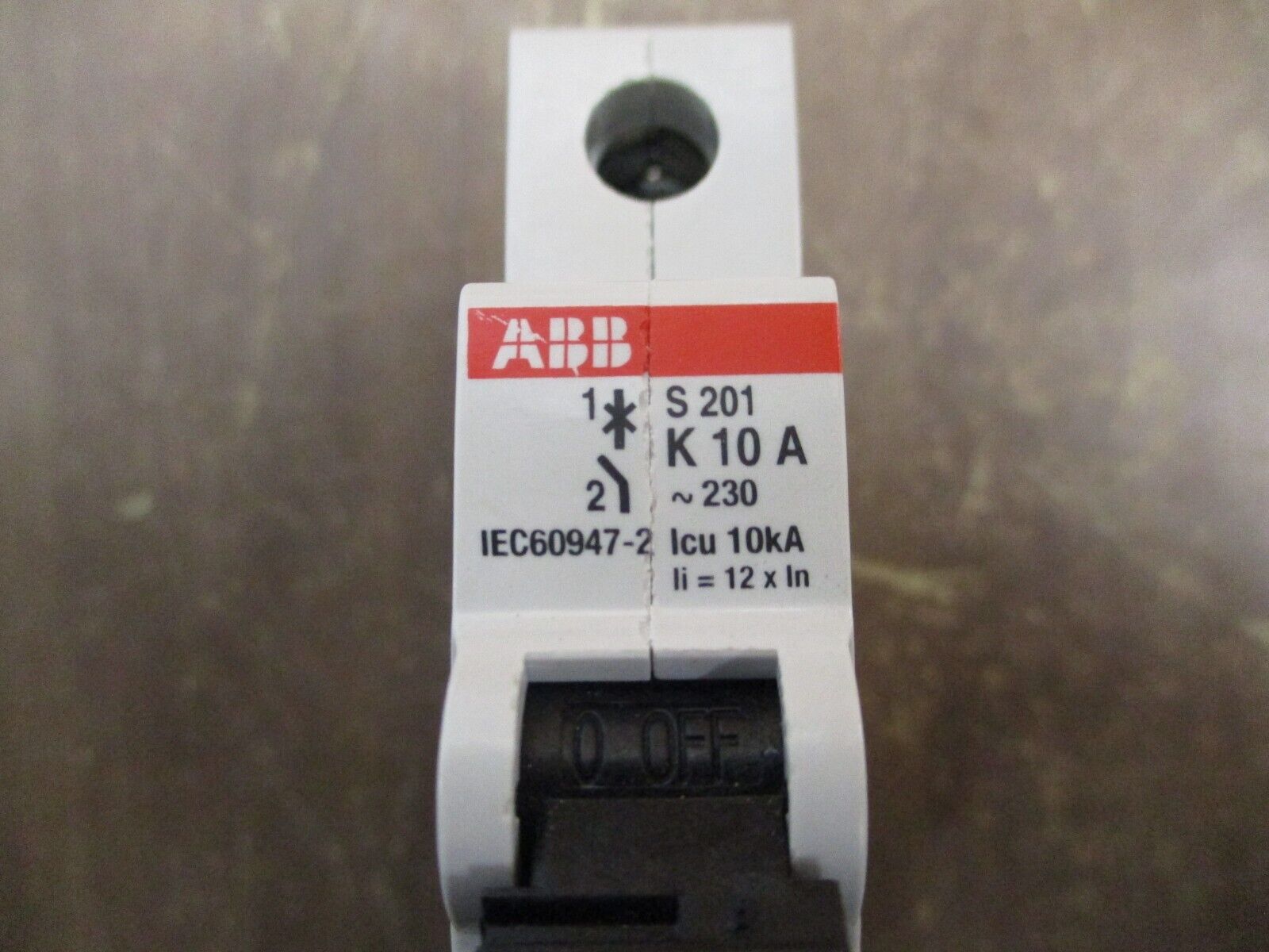 ABB Circuit Breaker S 201 K 10 A 10A 230V 1P Used