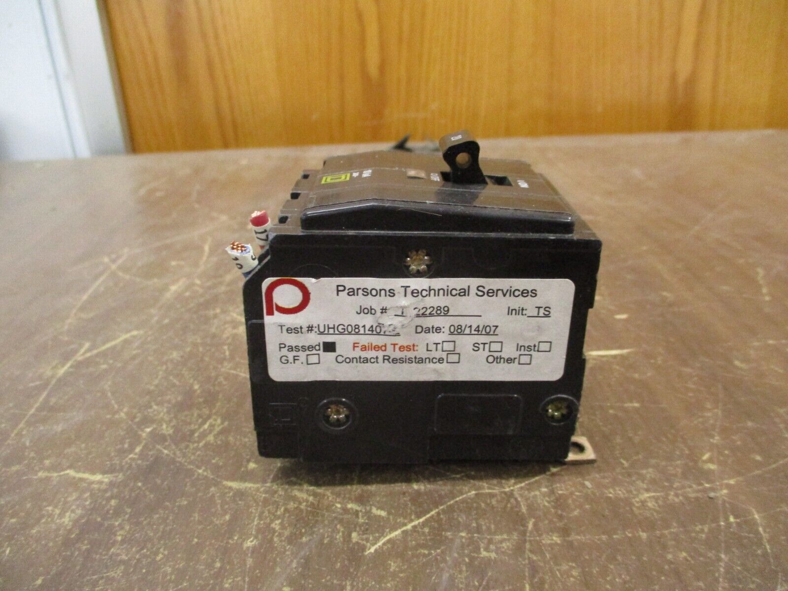 Square D Circuit Breaker QOB320 20A 240V 3P *No Bolts* Used