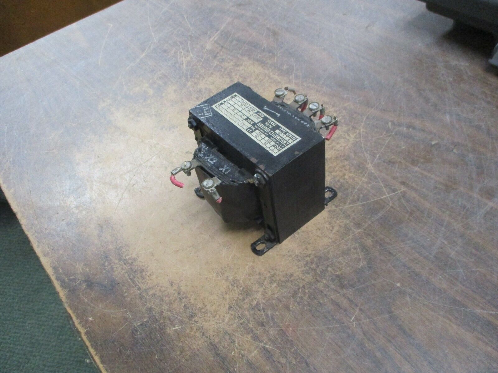 Square D Transformer 9070 E0-3 Ser. A 150VA Pri: 240/480V Sec: 24V Used