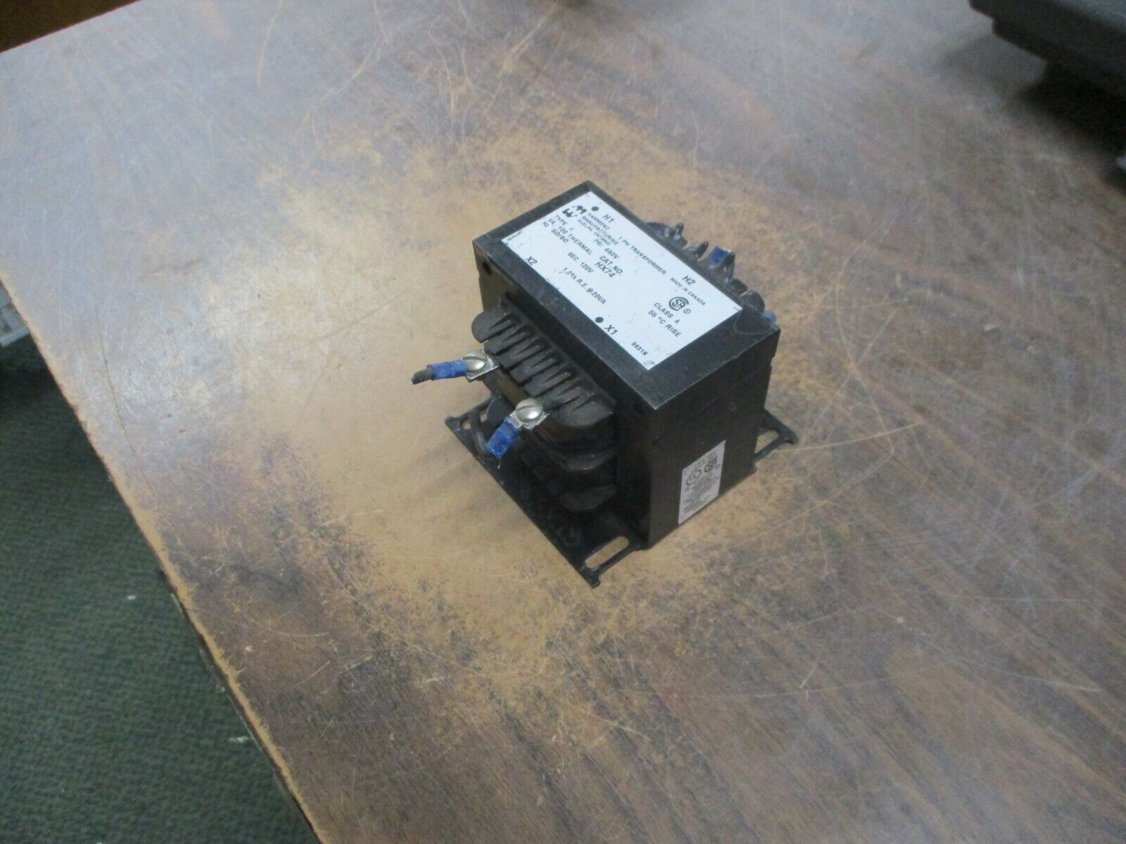 Hammond Transformer HX74 100VA Pri: 480V Sec: 120V 50/60Hz 1Ph Used