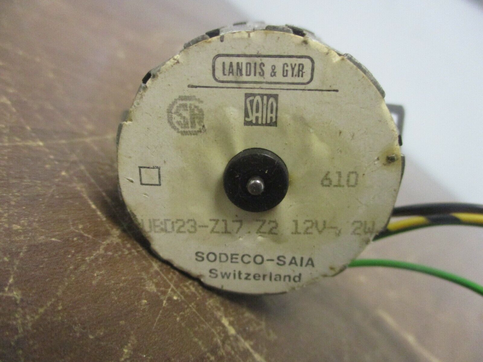 Landis & Gyr/SAIA Stepper Motor UBD23-Z17-Z2 12VDC 2W Used