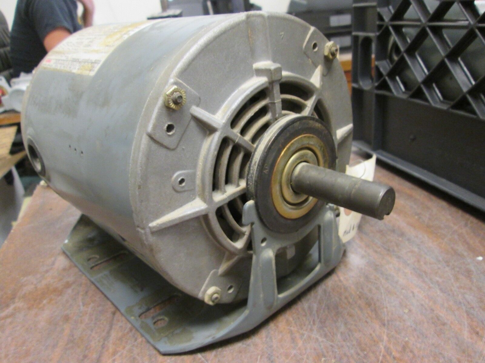 Marathon Belted Blower Motor 4UC56T34D5515B P 1.5HP 3600RPM 5-5/2.5A 3Ph Used