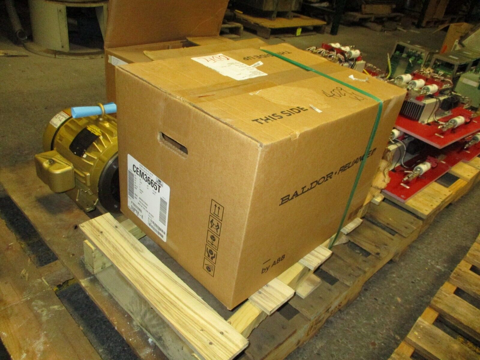 Baldor Motor CEM3665T 5HP 1800RPM 230/460V 13.2/6.6A 3Ph 60Hz New Surplus