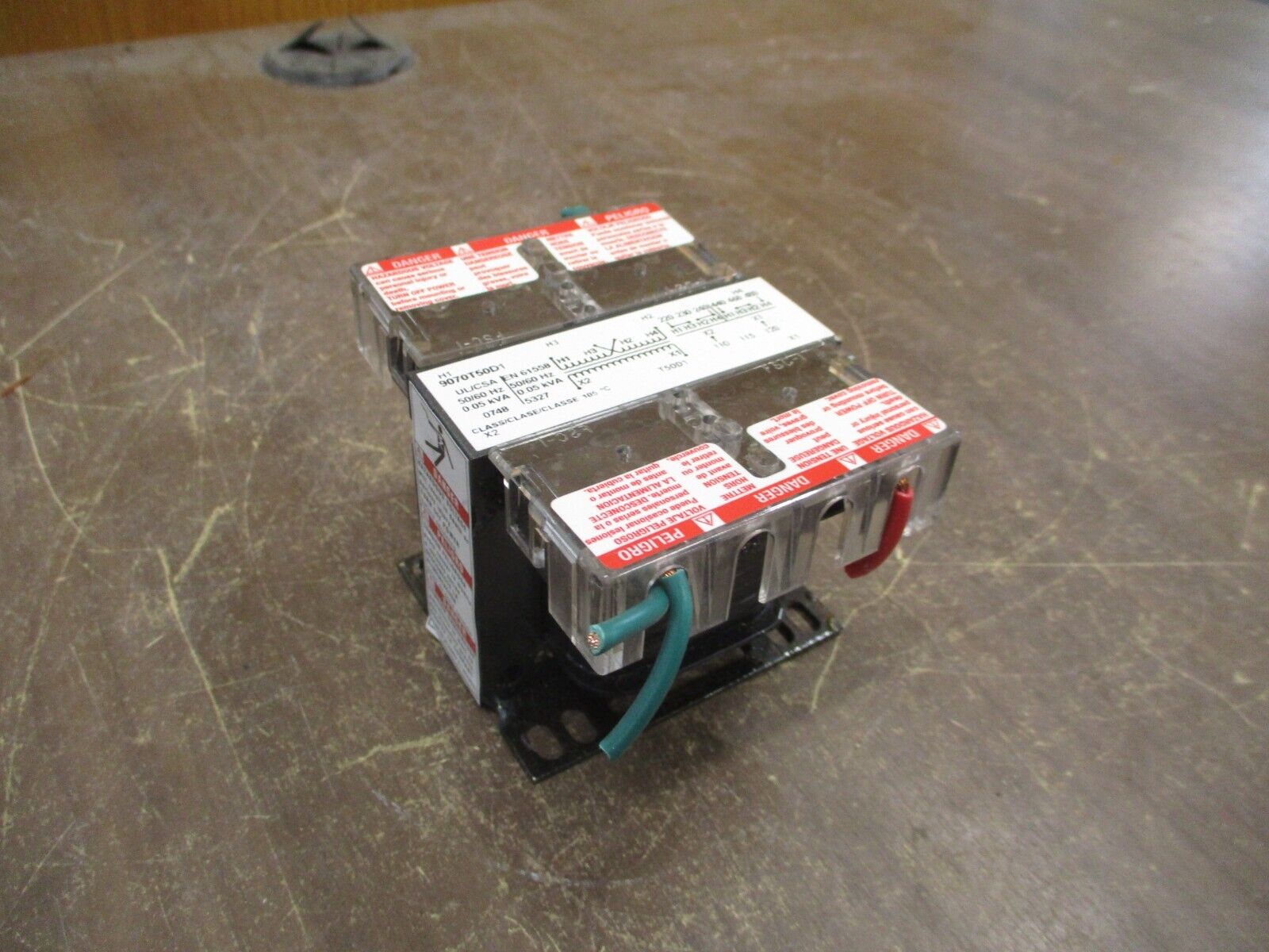 Square D Control Transformer 9070T50D1 0.05kVA Pri: 240/480V Sec: 120V 50/60Hz