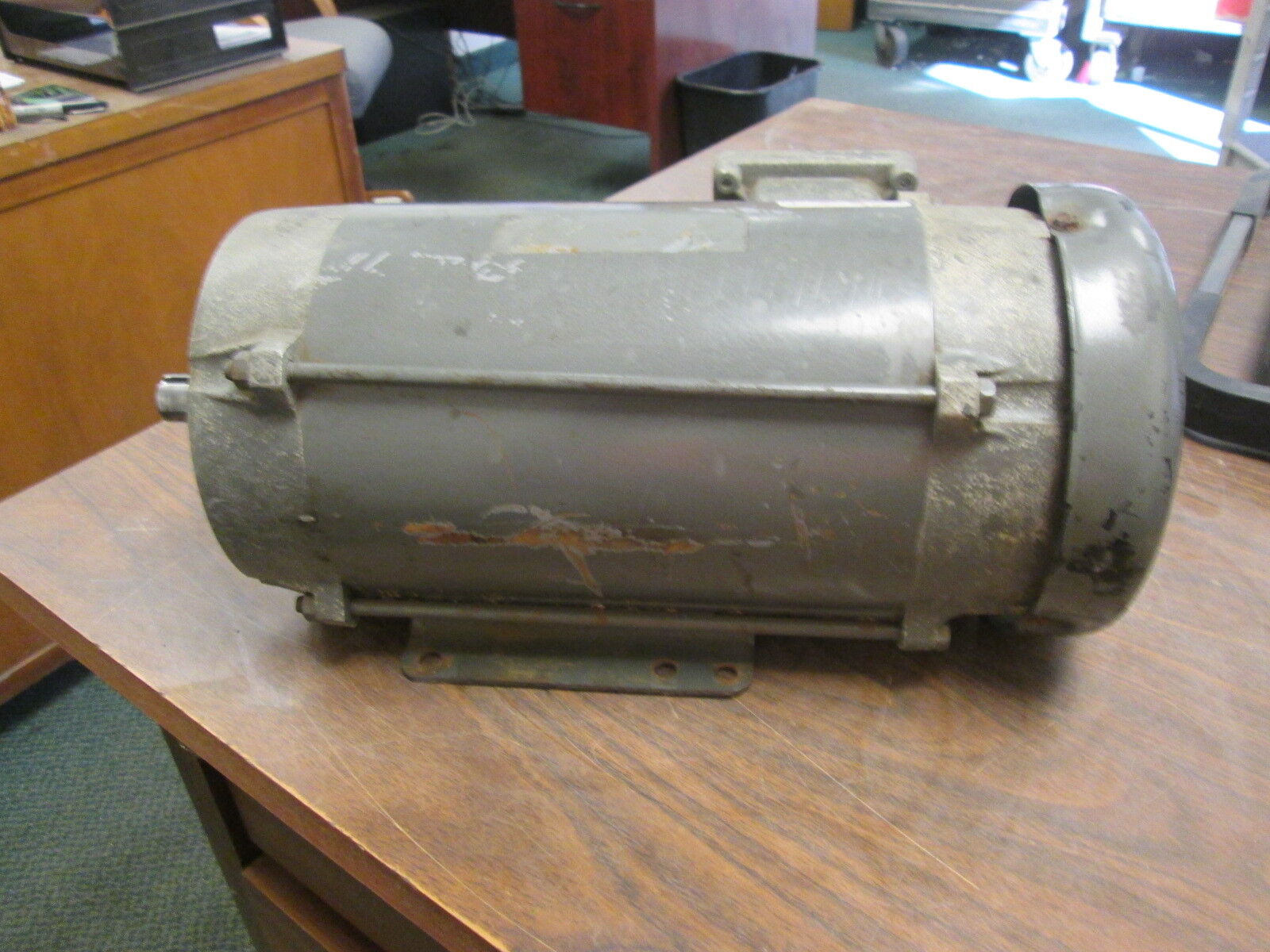 Baldor AC Motor 1DXM7034T 1.5HP 1760RPM FR: 145TC 230/460V 4.2/2.1A Used