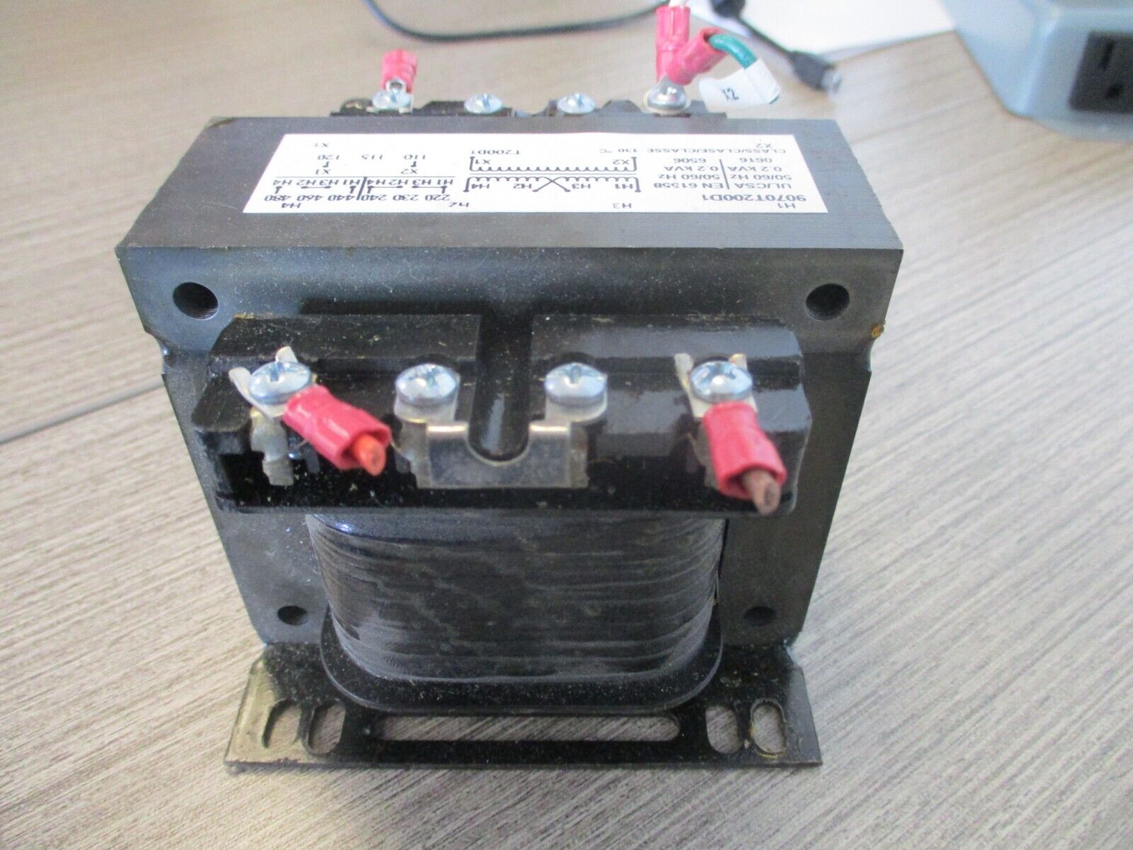 Square D Transformer 9070T200D1 0.2KVA used.