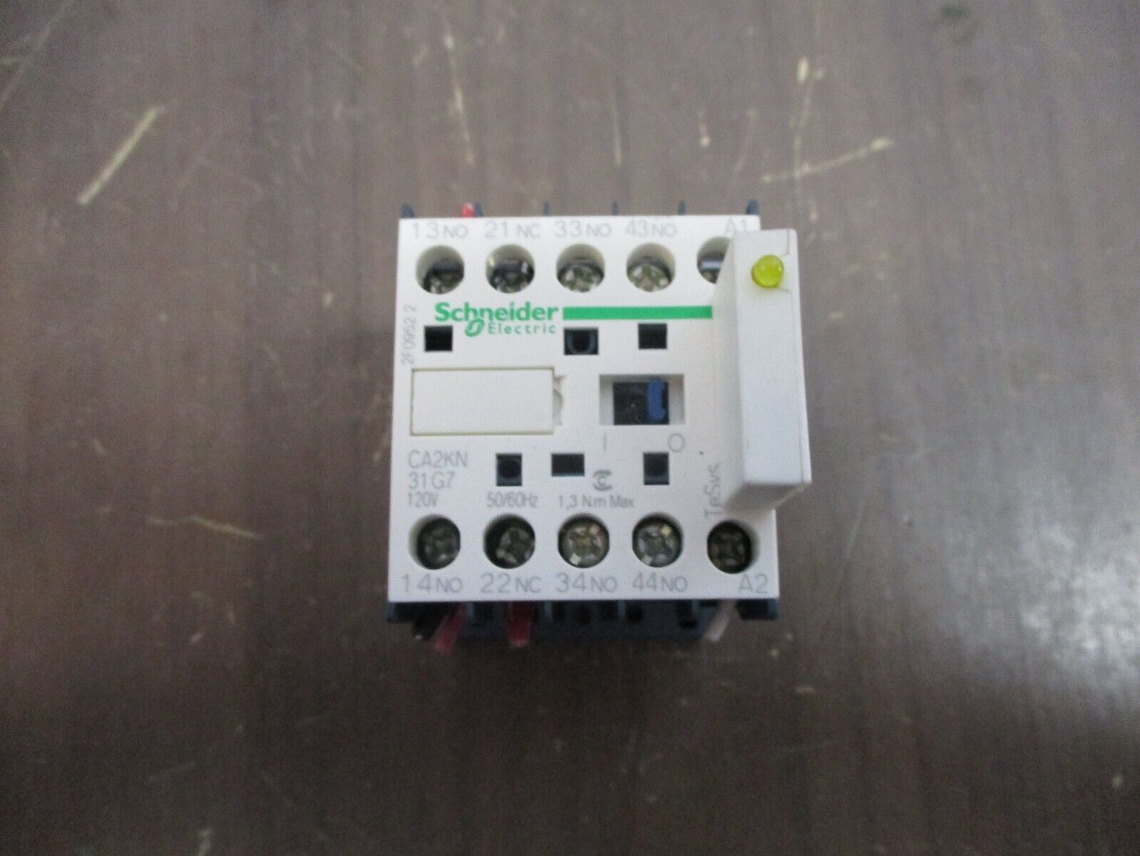 Schneider Electric Contactor CA2KN 31 G7 120V Coil w/ Suppressor Module Used