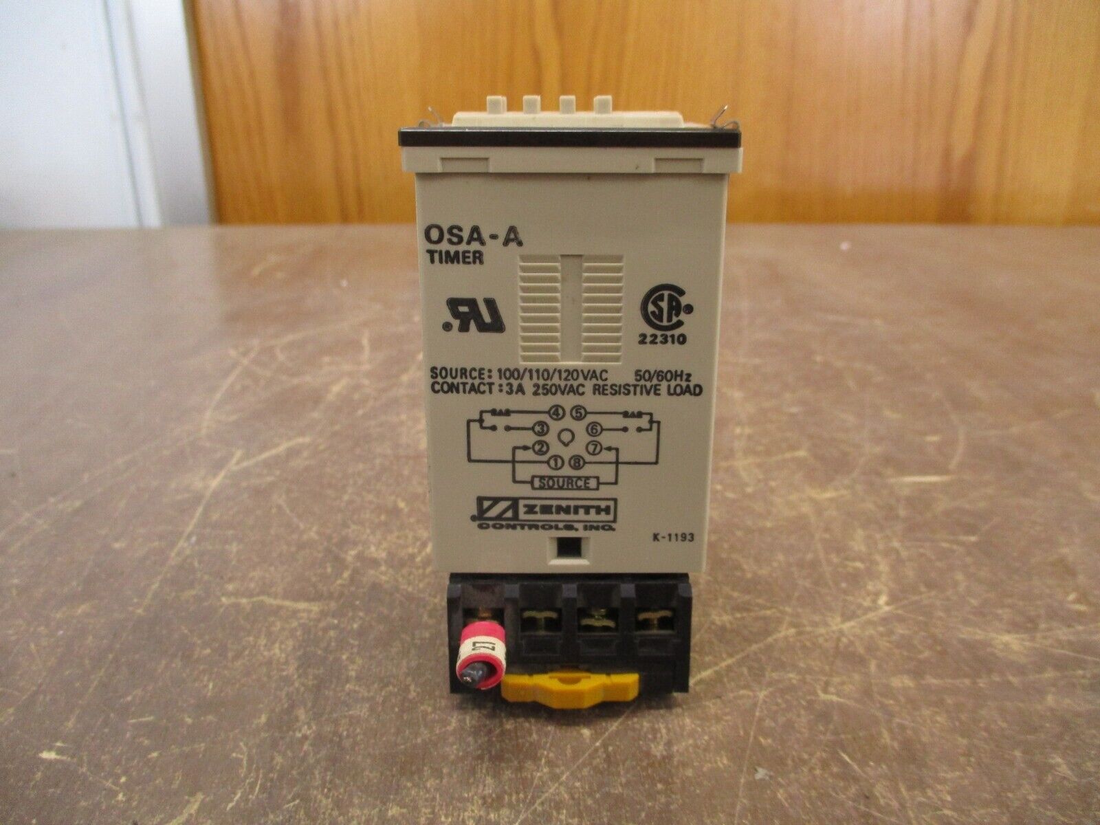 Zenith Timer OSA-A 100-120V 50-60Hz w/Base Used