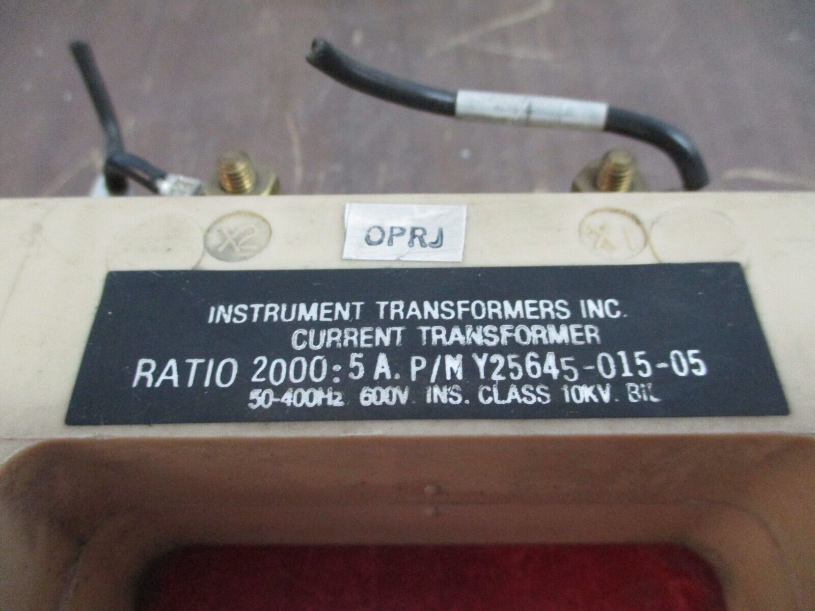 Instrument Transformers Current Transformer Y25645-015-05 Ratio 2000:5A 600V