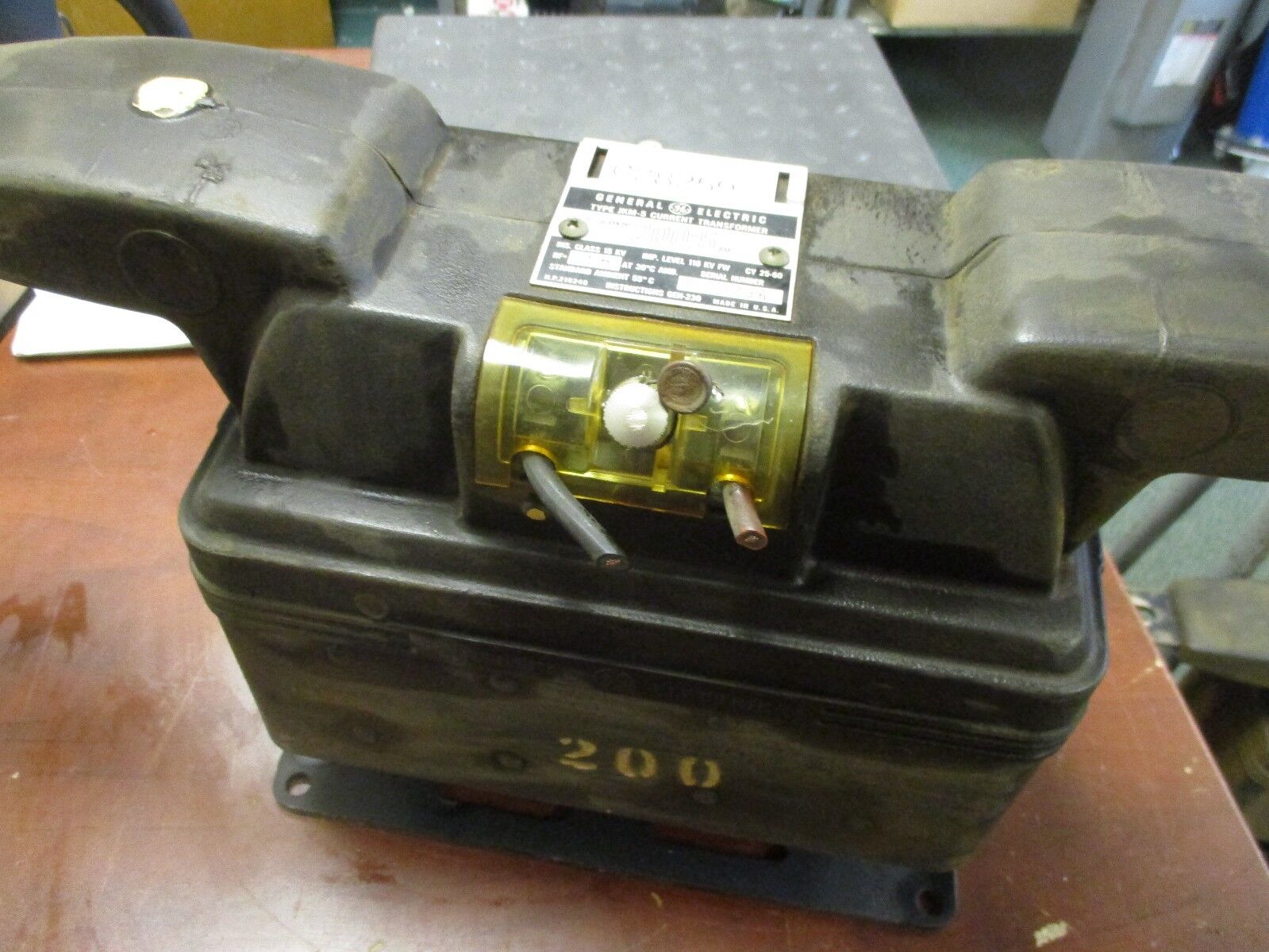 GE Type JKM-5 Current Transformer 631X18 Ratio 200:5A 15KV BIL Used