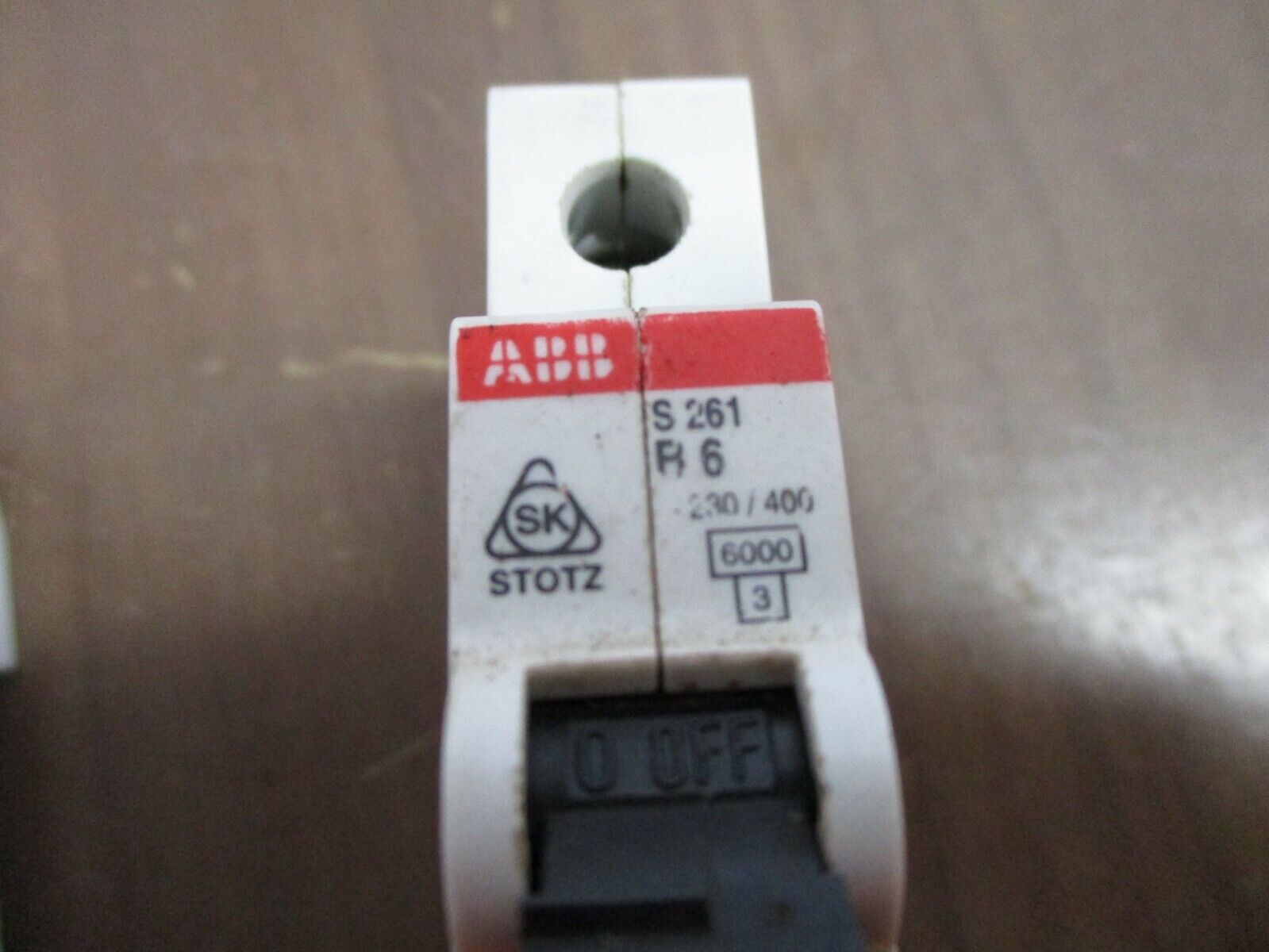 ABB Circuit Breaker S 261 B6 6A 230/400V 1P *Lot of 2* Used