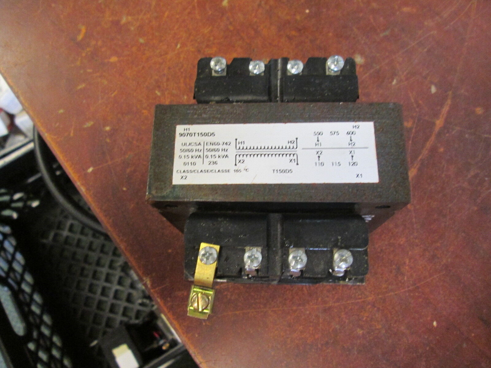 Square D Control Transformer 9070T150D5 0.15KVA Pri: 600V Sec: 120V Used