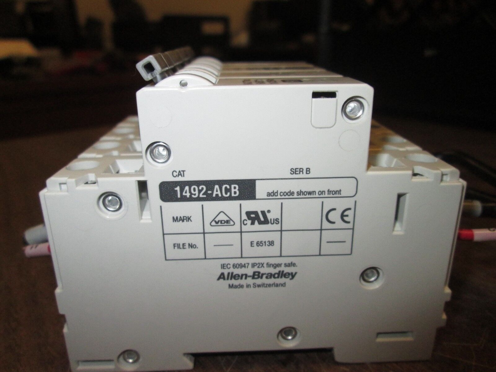 Allen-Bradley Circuit Breaker 1492-CB3-H400 4P 40A Used