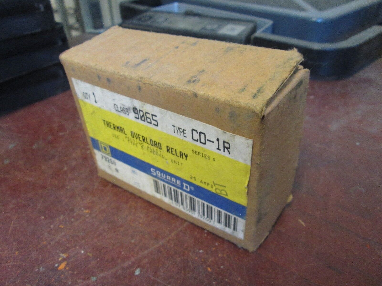 Square D Thermal Overload Relay 9065-CO-1R 1P New Surplus