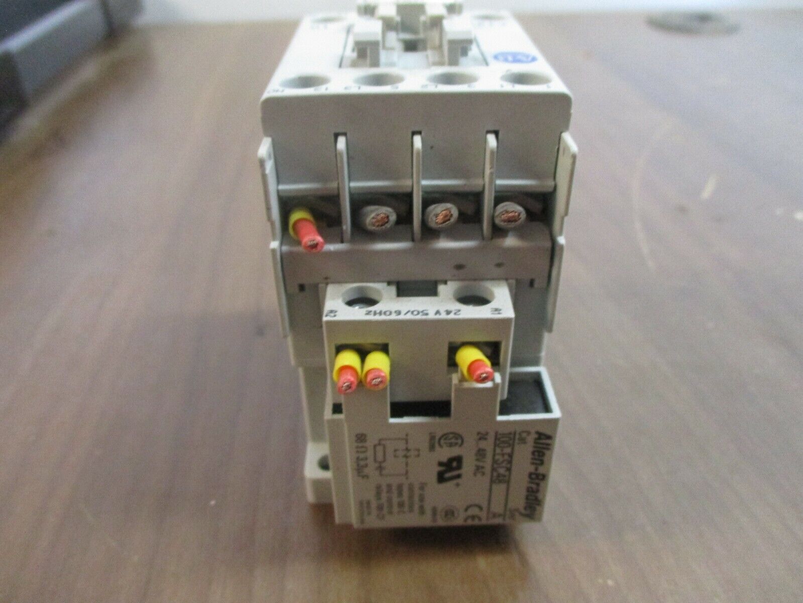 Allen-Bradley Contactor 100-C12*10 24V Coil 25A 600V w/ Surge Suppressor Used