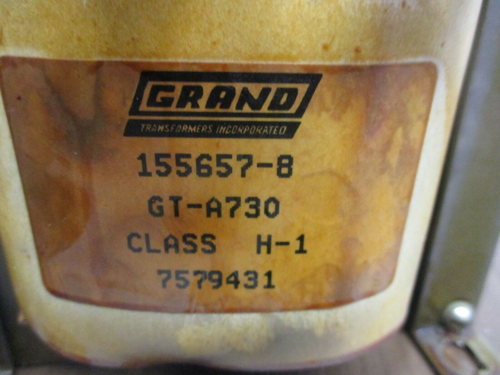 Grand Transformers GT-A730 Transformer 155657-8 Class H-1 Used