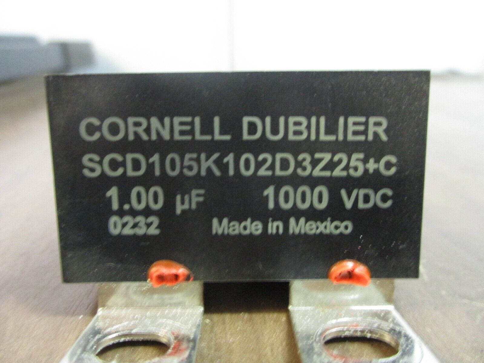 Cornell Dubilier Snubber Capacitor SCD105K102D3Z25+C 1.00uF 1000VDC *Lot of 3*