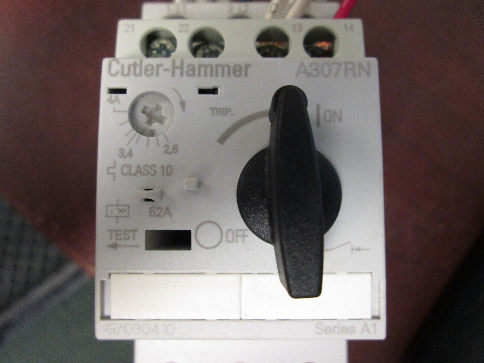 Cutler-Hammer Motor Protector A307RN Range: 2.8-4A Used