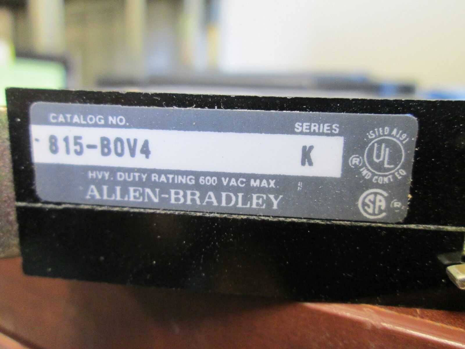 Allen-Bradley Overload Relay 815-B0V4 1P Size 00-1 New Surplus