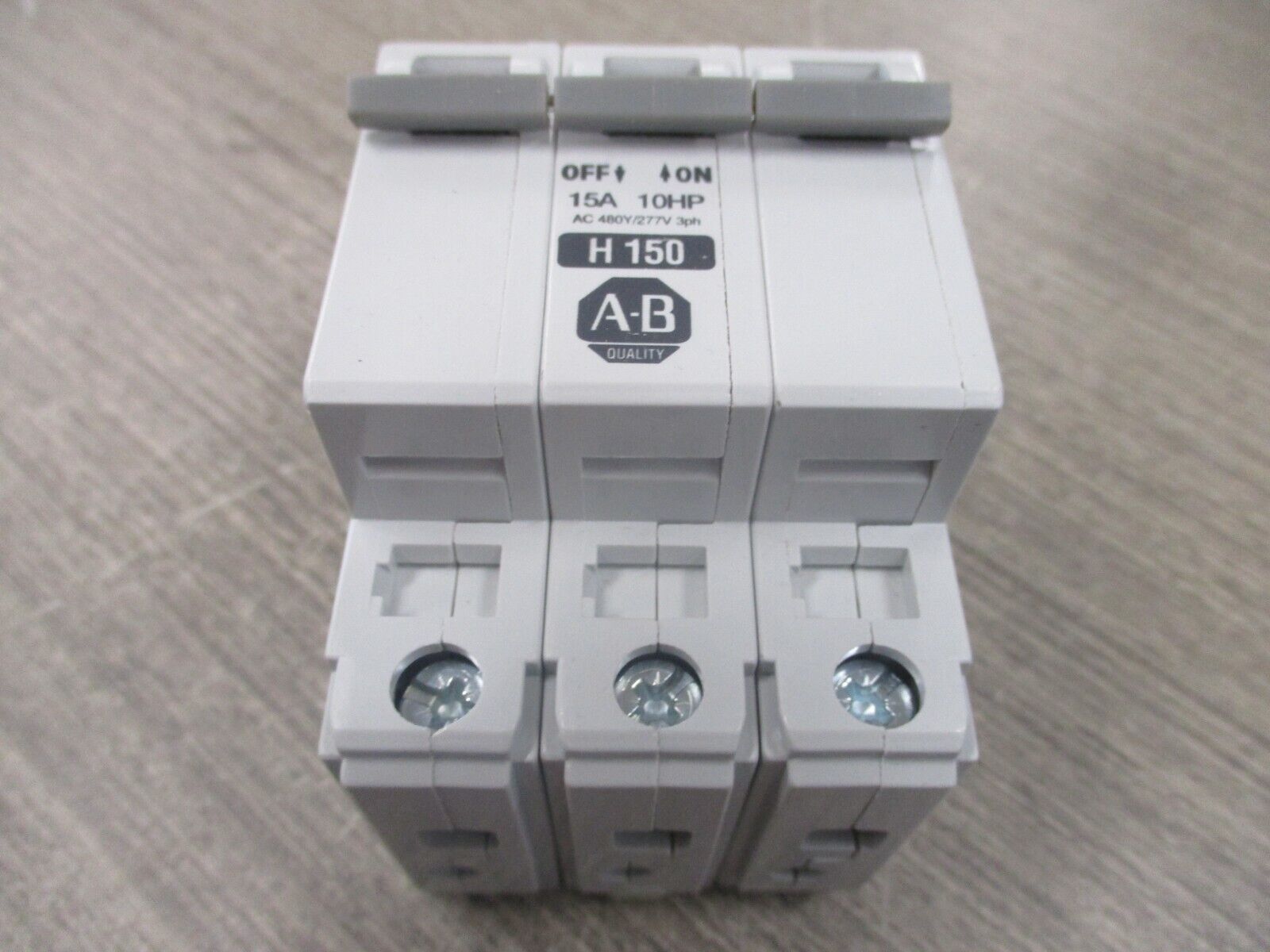 Allen-Bradley Circuit Breaker 1492-CB3H150 Ser. C 15A 480V 3P New Surplus