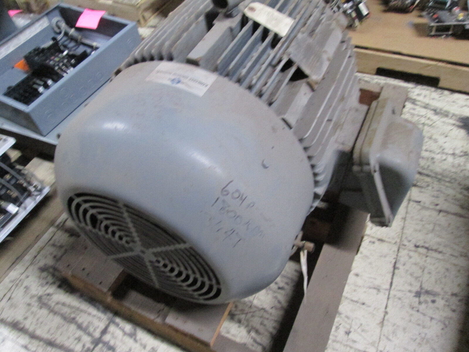 Westinghouse AC Motor TBEP 60HP 1800RPM FR:364T 460V 73A Used