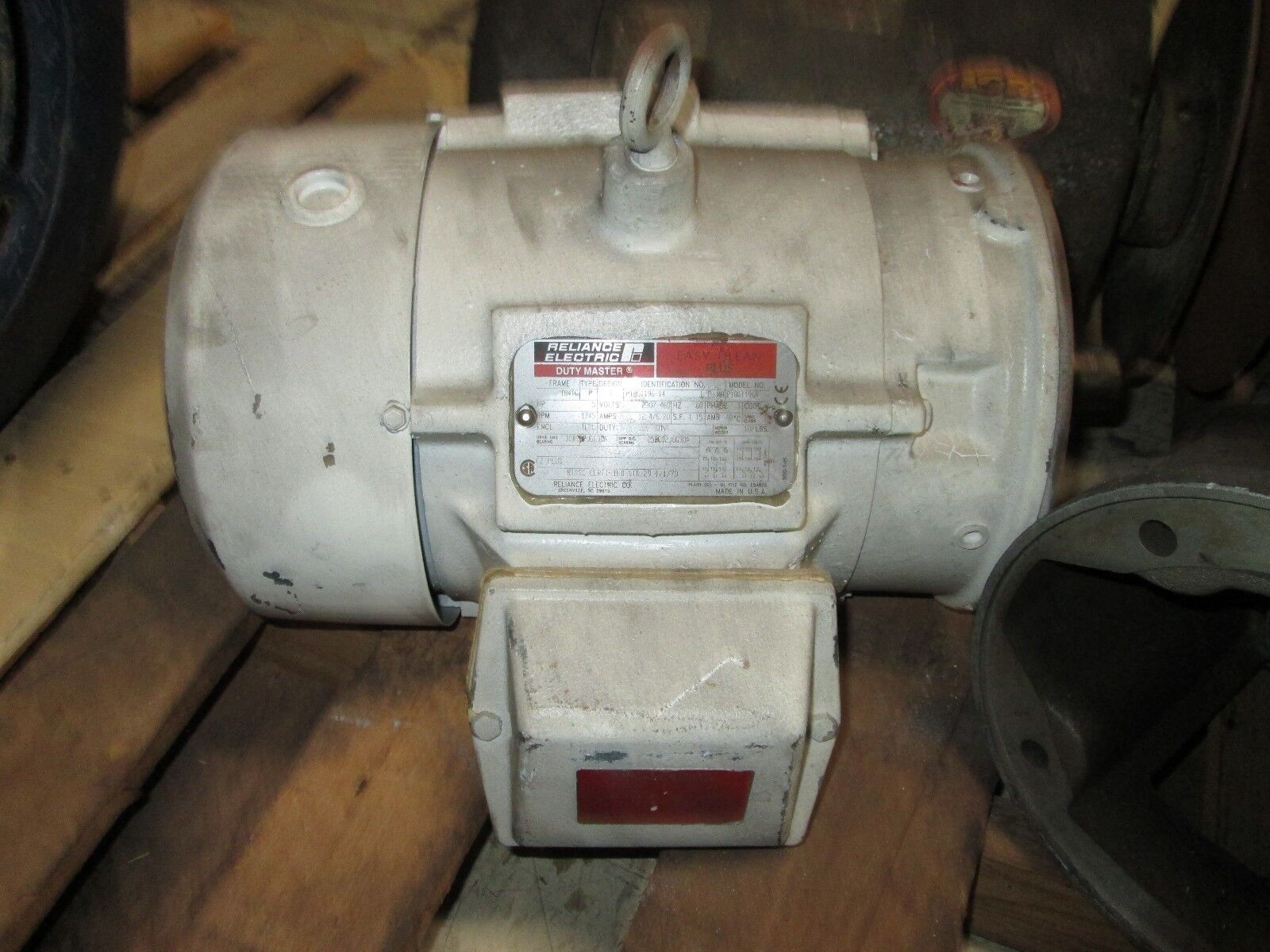 Reliance Duty Master Motor P18G1196A 5HP 1745RPM 12.4/6.20A 230/460V Used