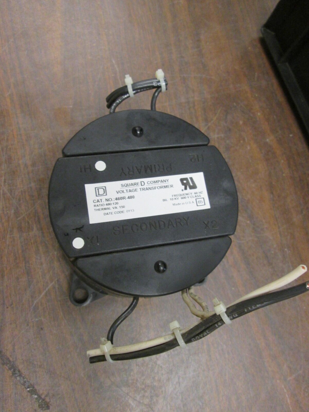 Square D Voltage Transformer 460R-480 Ratio 480:120 Used