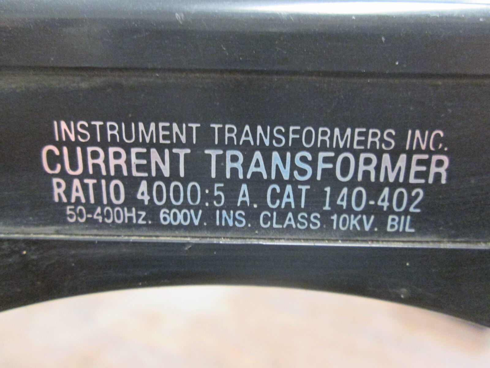 Instrument Transformers Current Transformer 140-402 Ratio 4000:5A 10KV BIL 600V