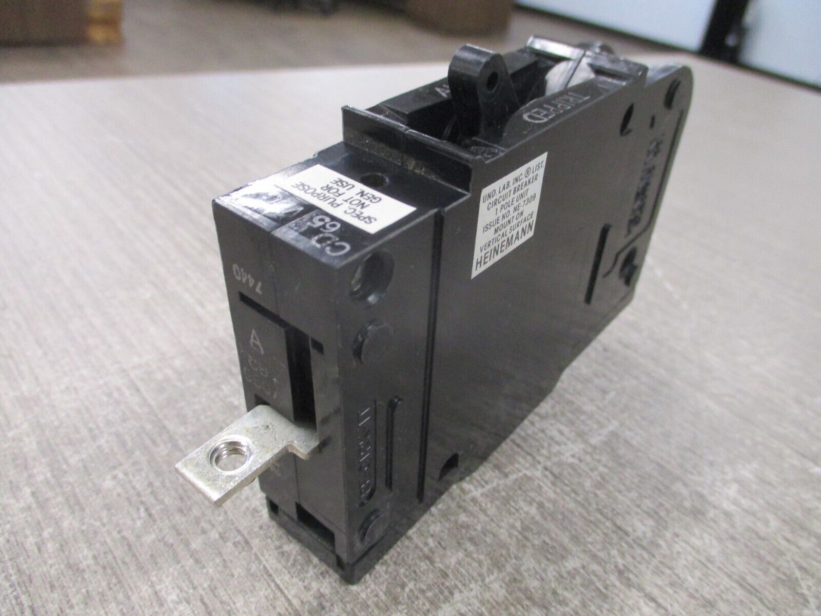 Heinemann Circuit Breaker CD1-H9-DU-0030 30A 65VDC 1P Used