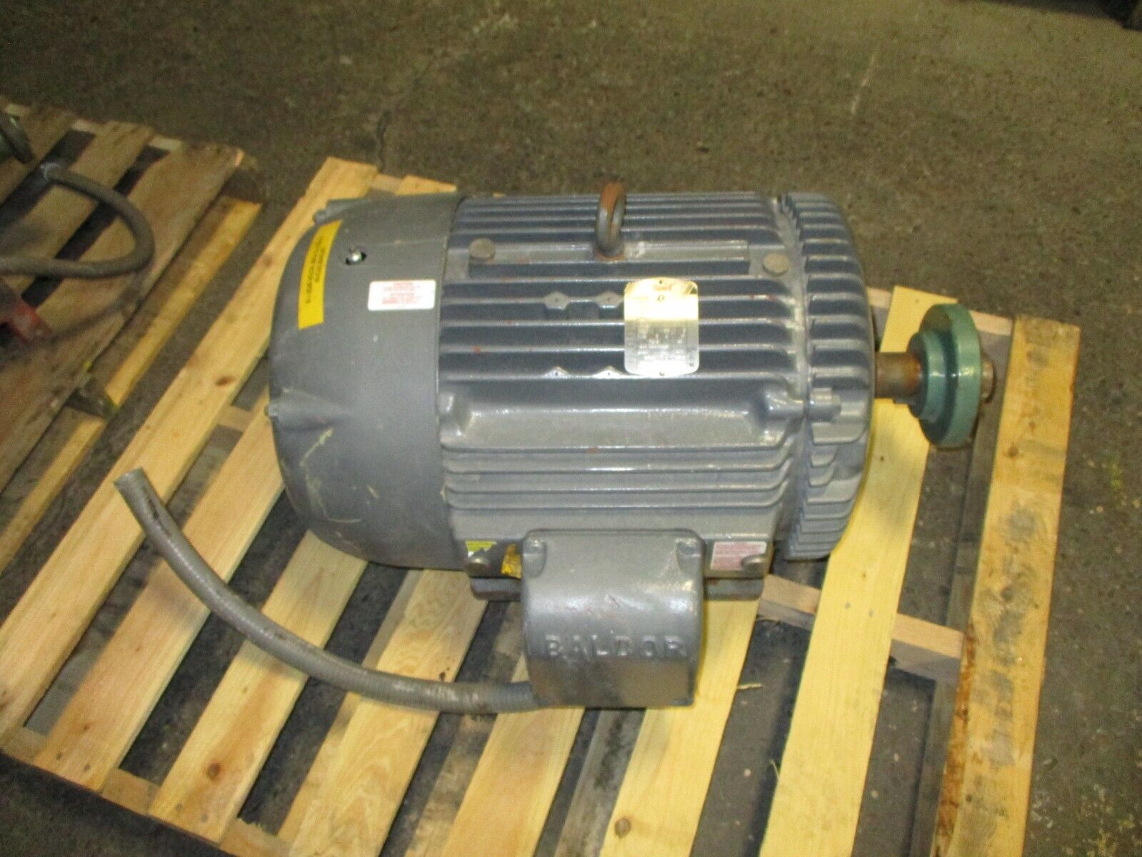 Baldor Industrial Motor ECP4110T-4 40HP 460V 46A 1800RPM 60Hz 3Ph Used