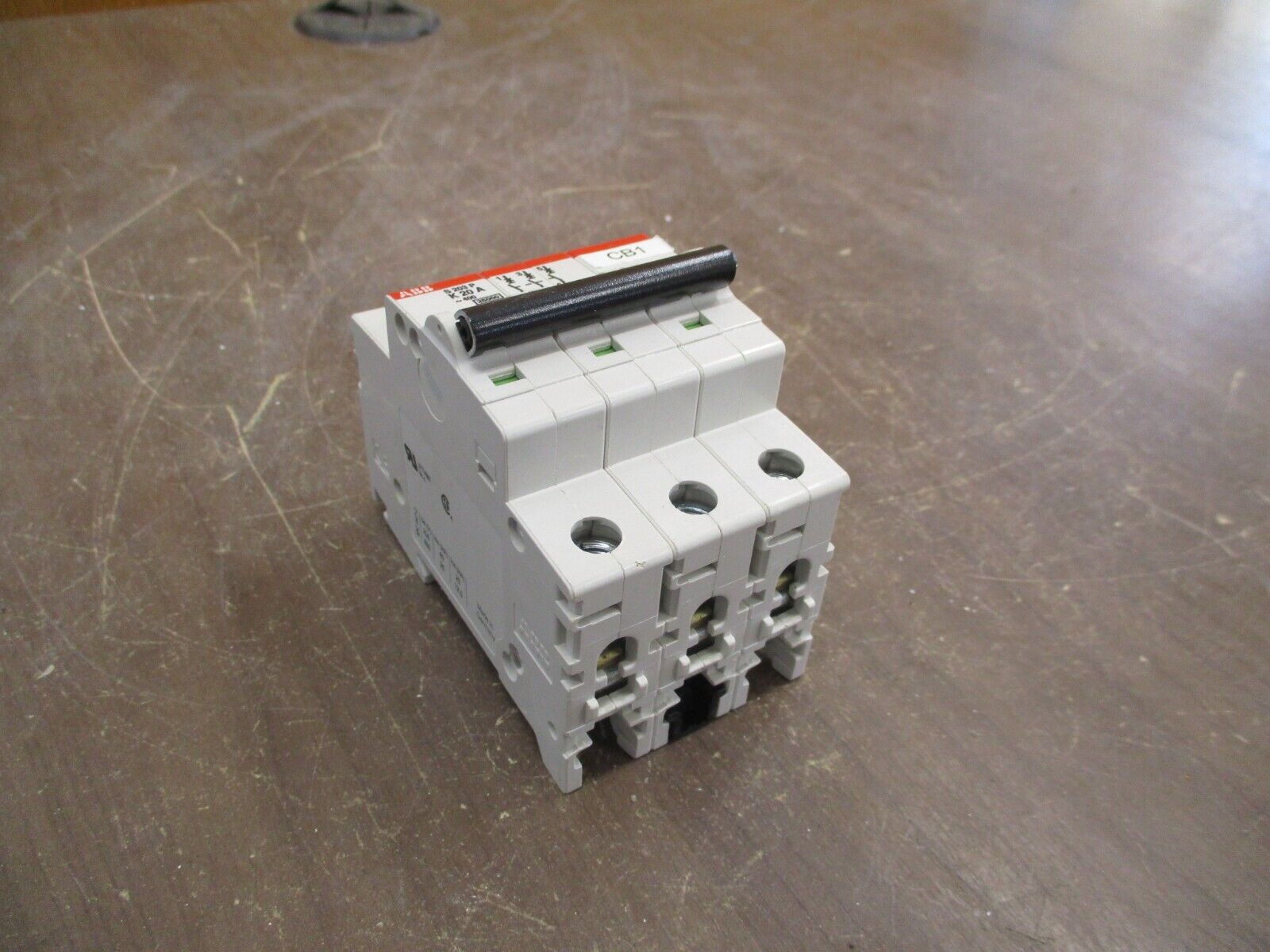 ABB Circuit Breaker S203P-K20A 20A 3P Used