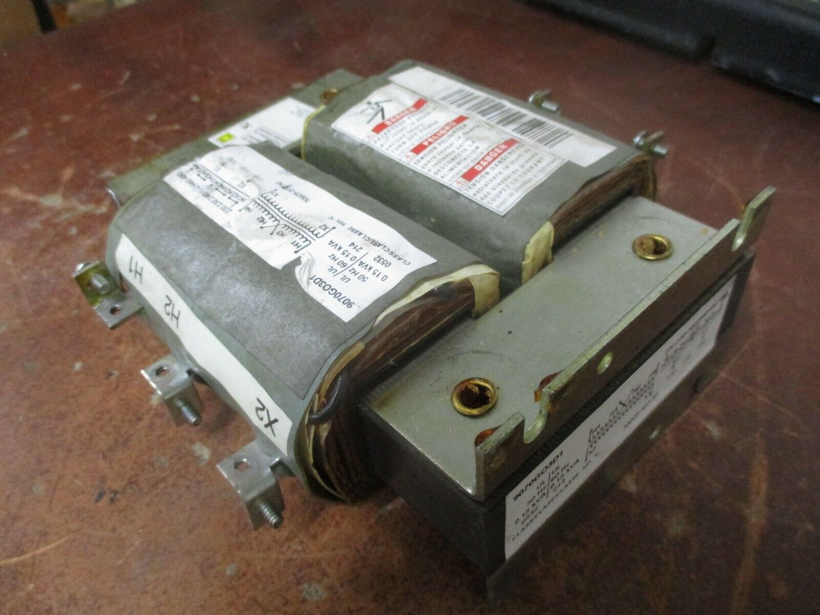 Square D Transformer 9070GO3D1 0.15KVA Pri: 240/480V Sec: 120V 50/60Hz Used