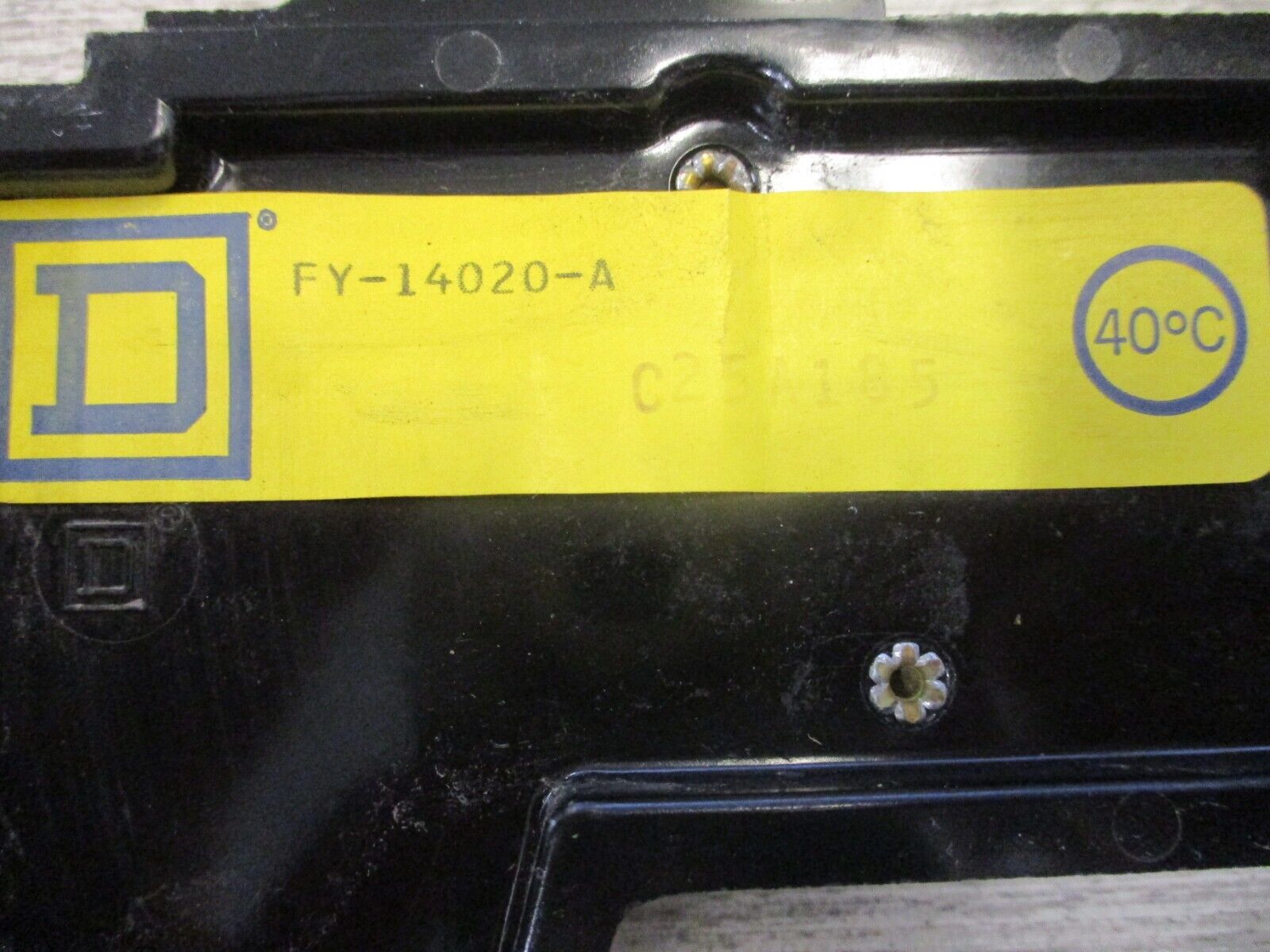 Square D I-Line Circuit Breaker FY-14020-A 20A 277V 1P Used.