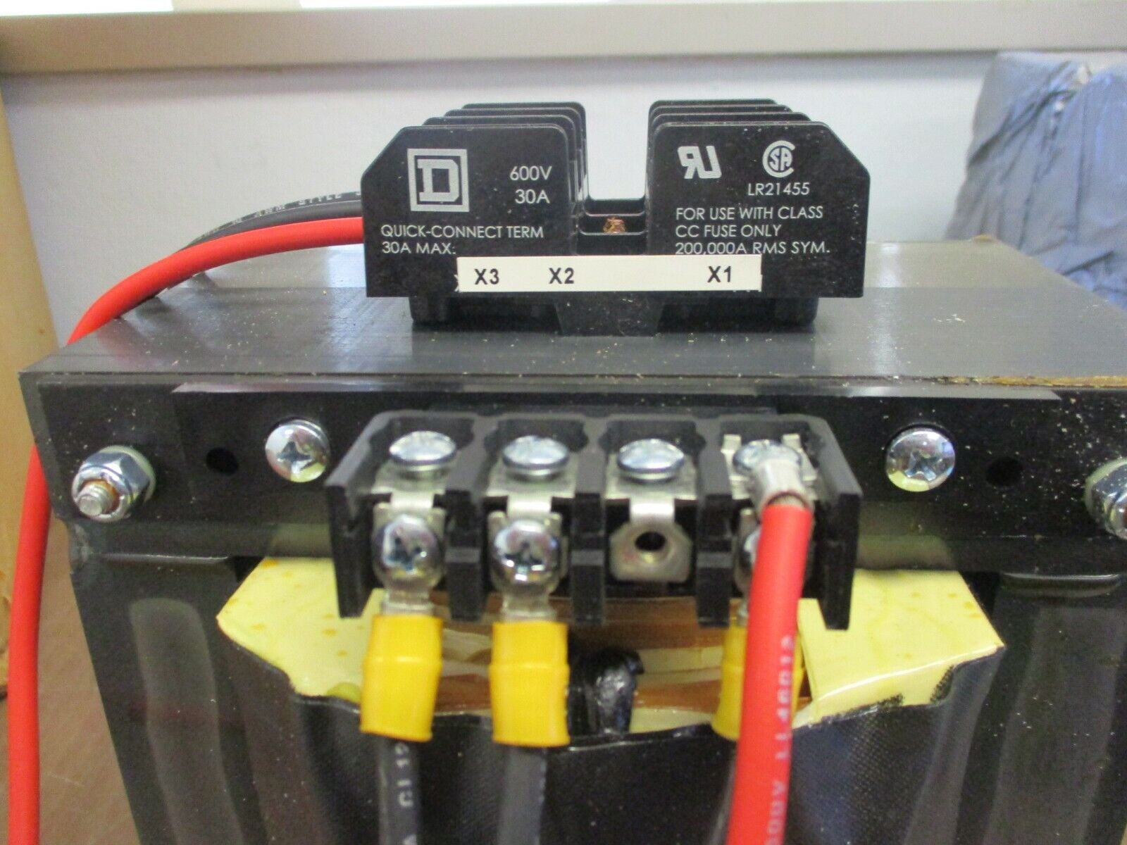 Square D Control Transformer 9070TF1500D32 1.5kVA Pri: 230/460/575V Sec: 95/115V