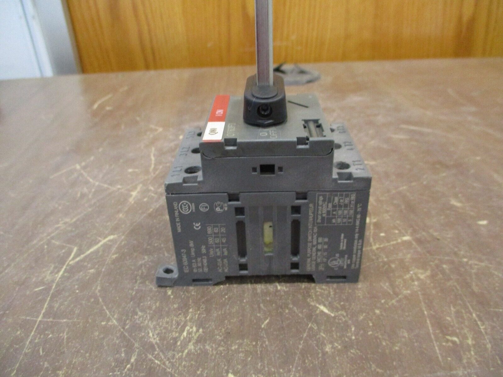 ABB Disconnect Switch OT63F3 60A 600V *No Handle* Used