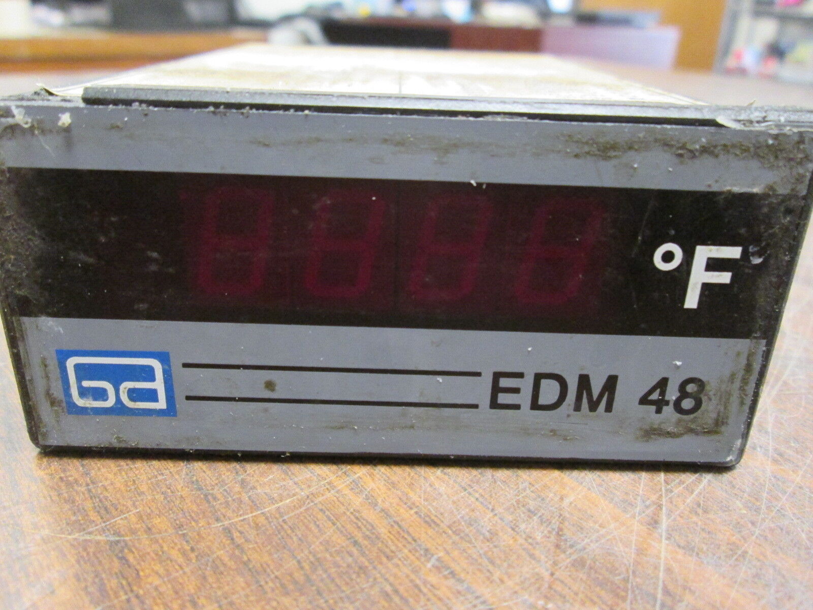 A/S Jensen Electric Digital Meter EDM 48 24VDC *Chipped Cover* Used