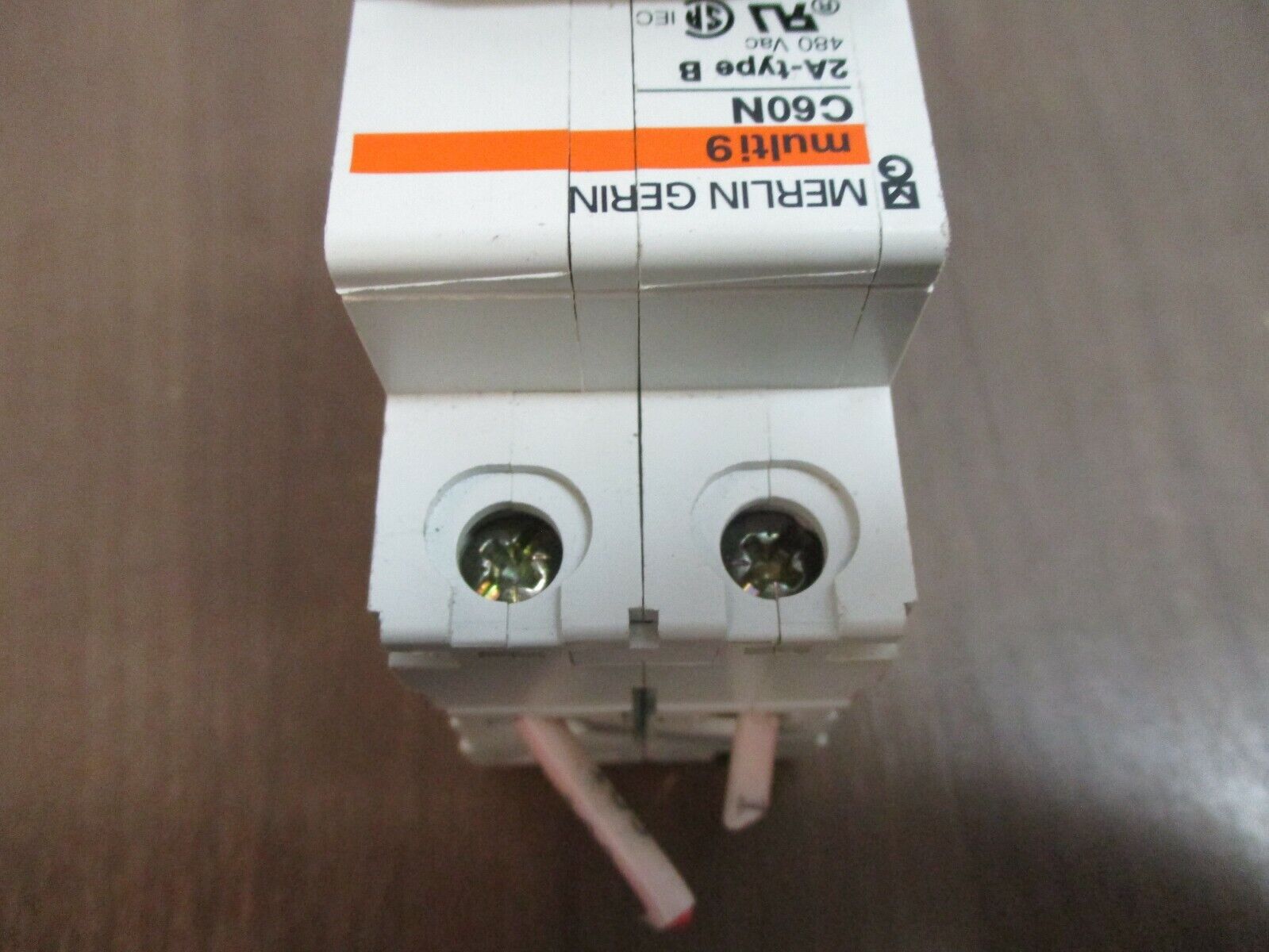 Merlin Gerin Multi9 Type B Circuit Breaker C60N-2P-2A-B 2A 480V 2P Used