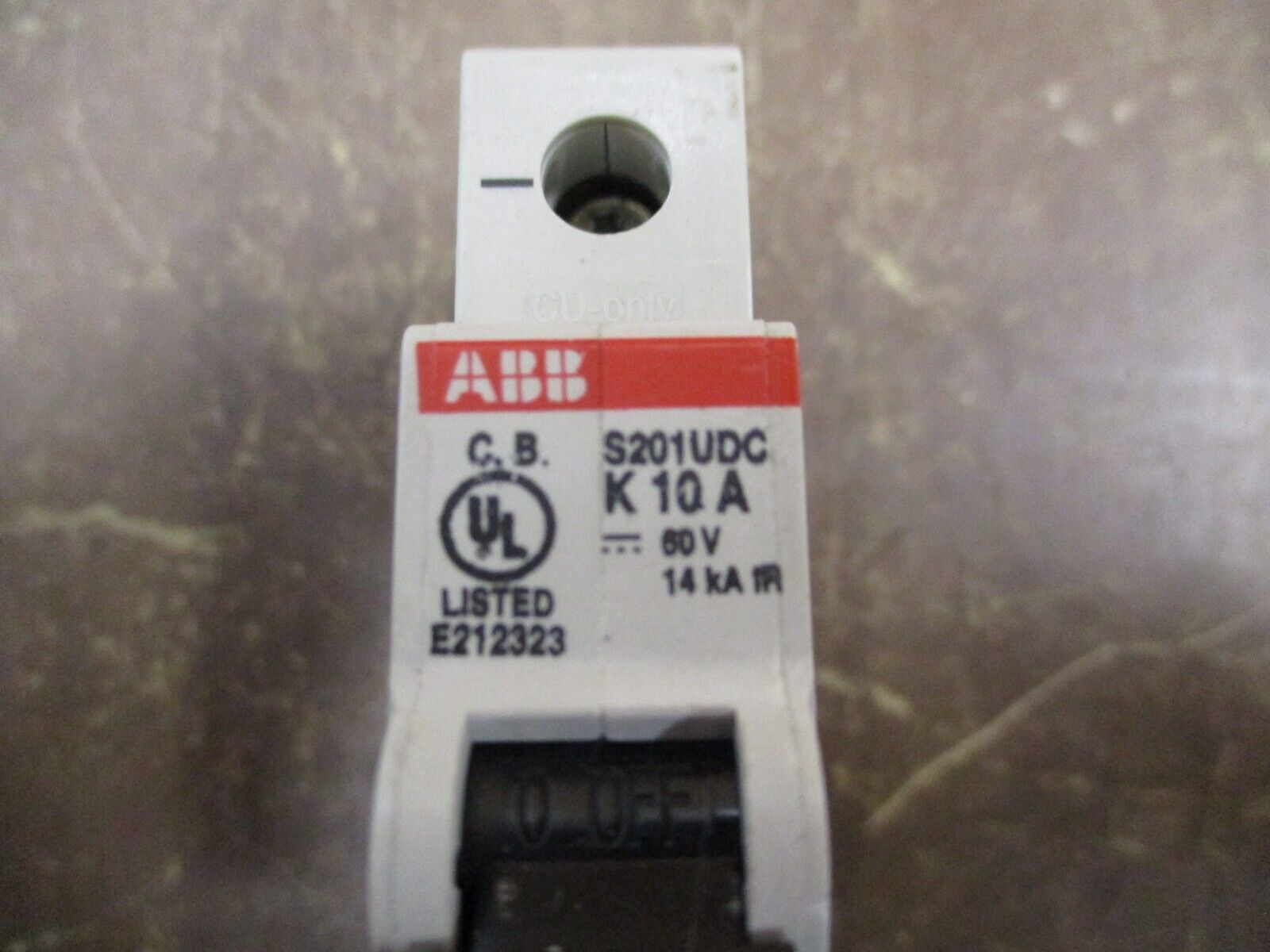 ABB Circuit Breaker S201UDC K 10 A 10A 60VDC 1P Used