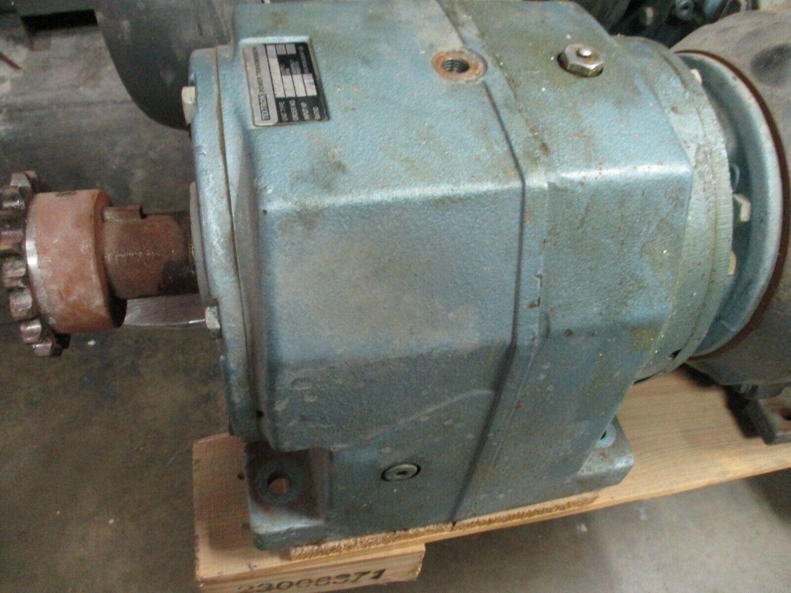 Baldor/Textron Gearmotor IDXM7554T/M082012.BANL1------D Ratio 12:1 15HP Used