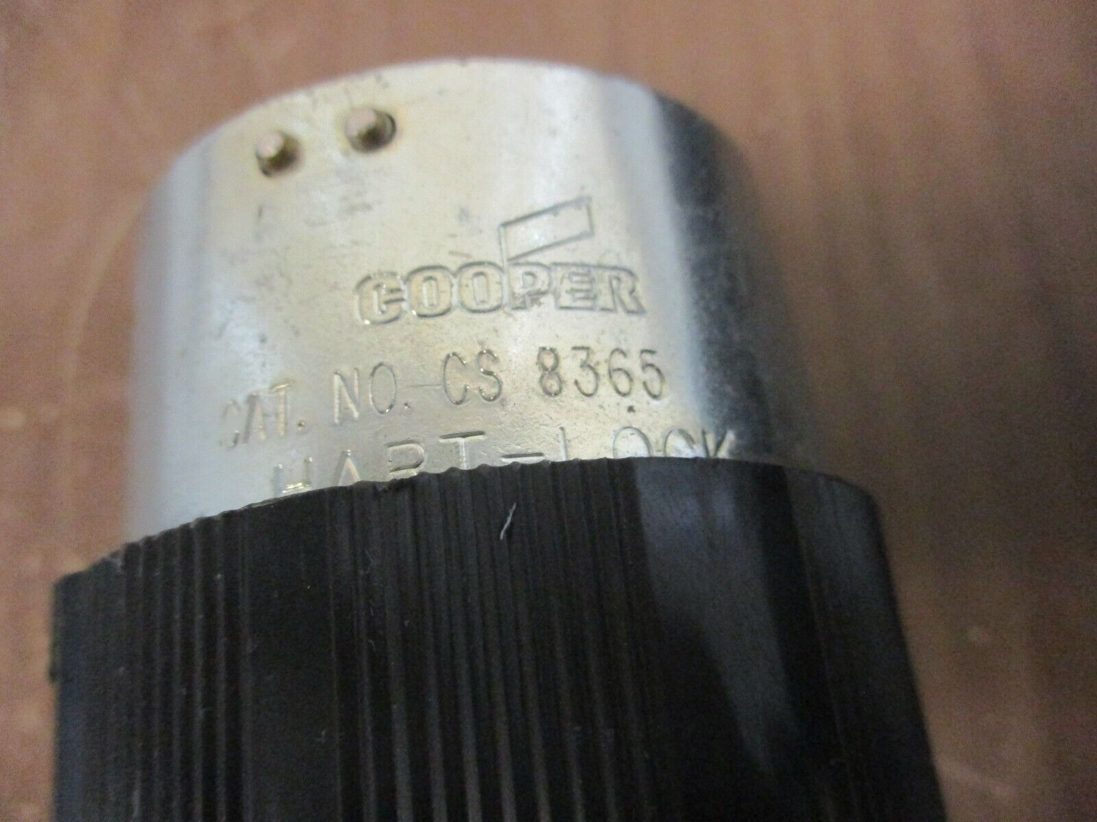 Cooper Hart-Lock Plug CS 8365 50A 250V 3P 4W Used