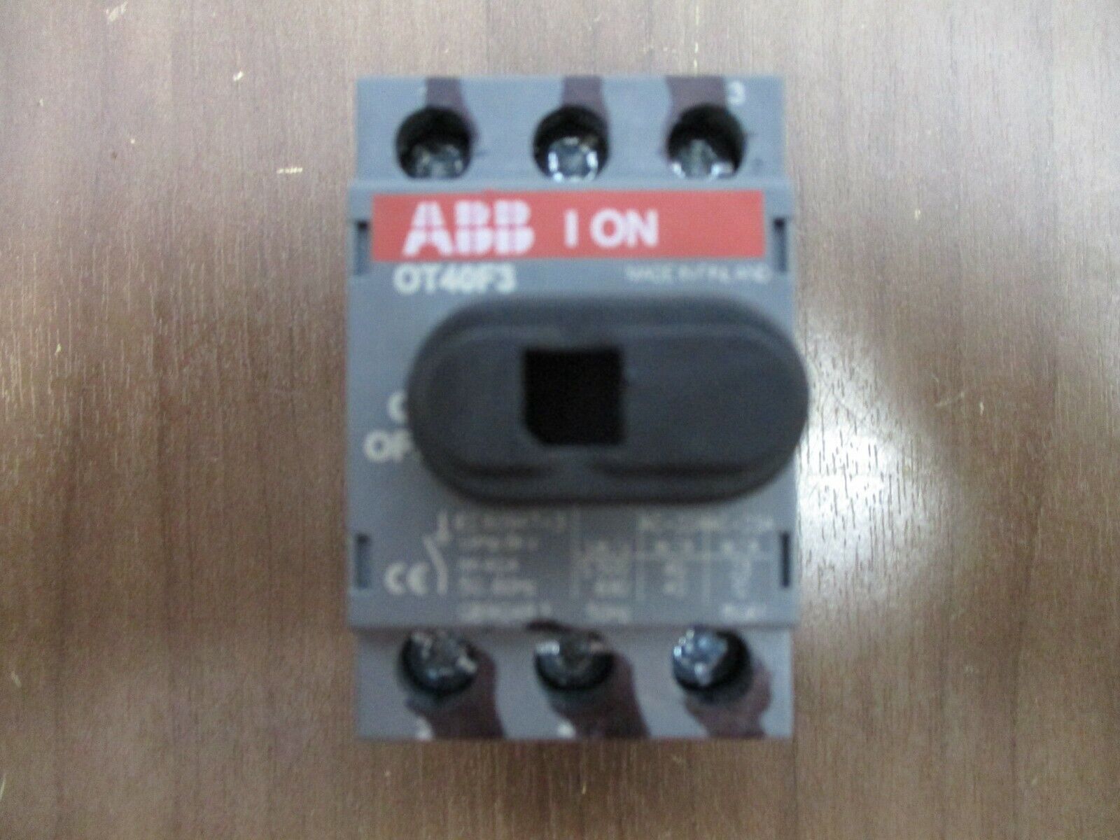 ABB Disconnect Switch OT40F3 40A 600V 3Ph *No Handle* Used